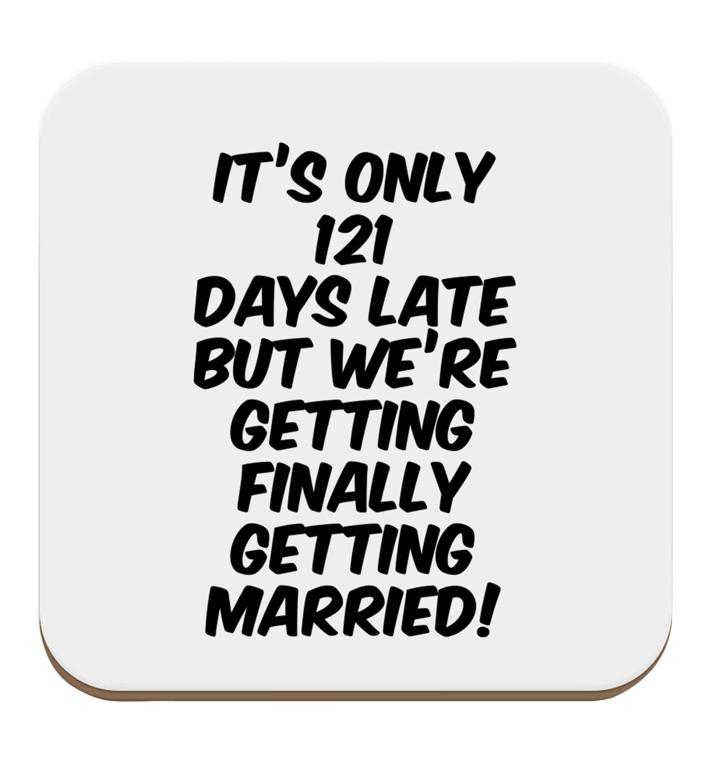 Personalised wedding thank you's Mr and Mrs wedding and date! Ideal wedding favours! set of four coasters