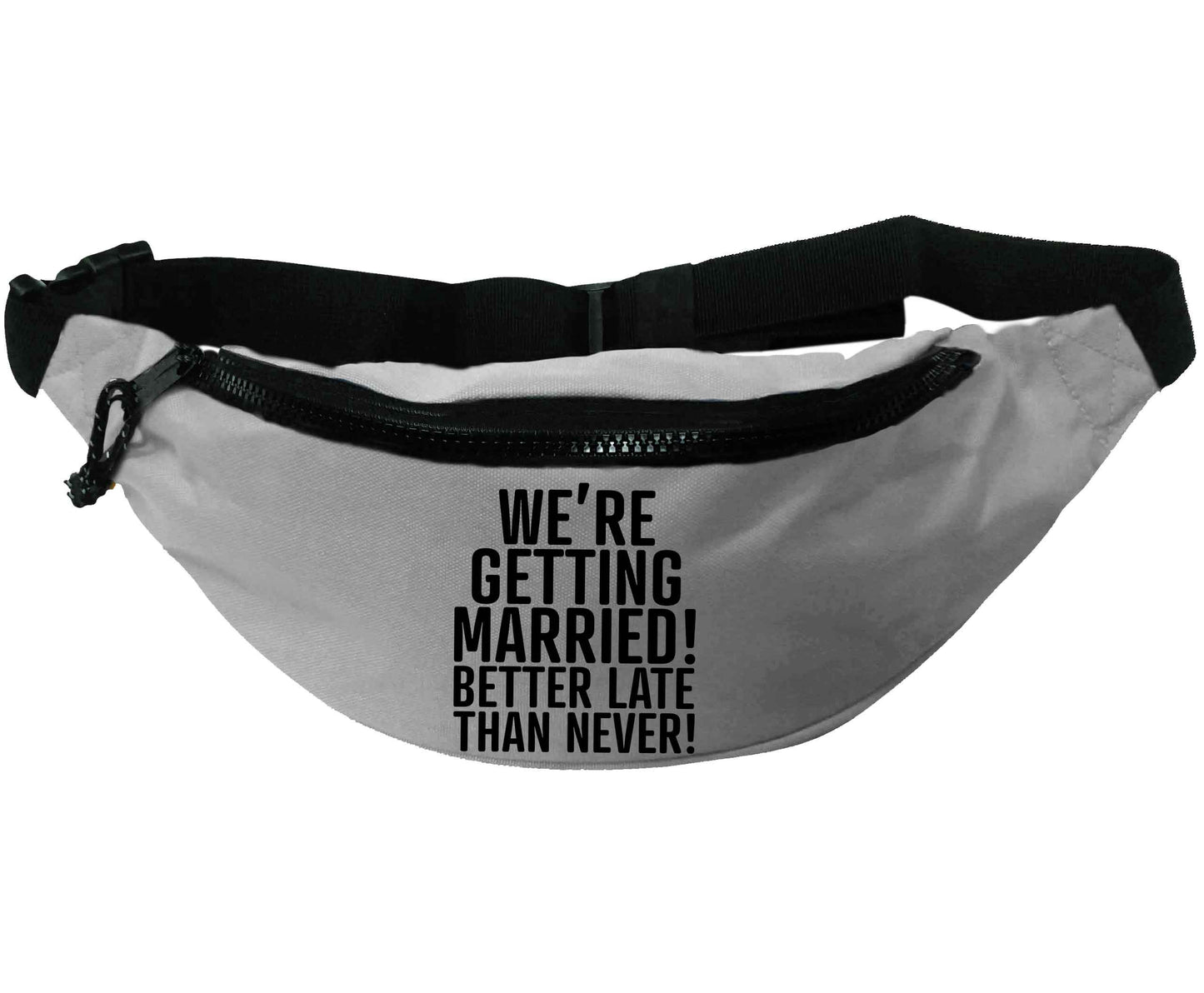 We're getting married! Better late than never! | Recycled polyester bumbag