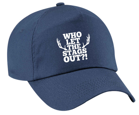 Who let the stags out baseball cap