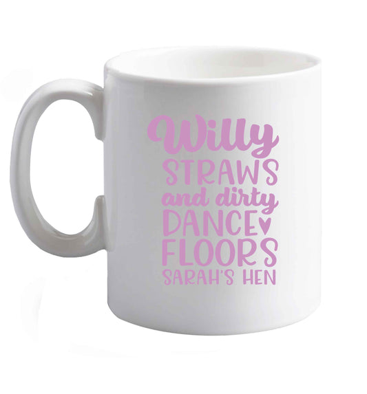 10 oz Willy straws and dirty dance floors   ceramic mug right handed