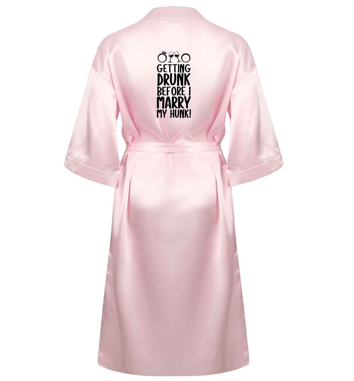 Getting drunk before I marry my hunk XL/XXL pink  ladies dressing gown size 16/18
