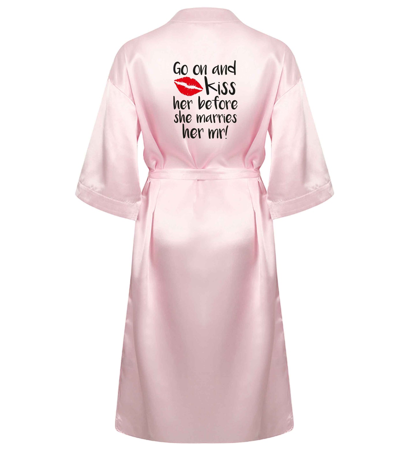 Kiss her before she marries her mr! XL/XXL pink  ladies dressing gown size 16/18