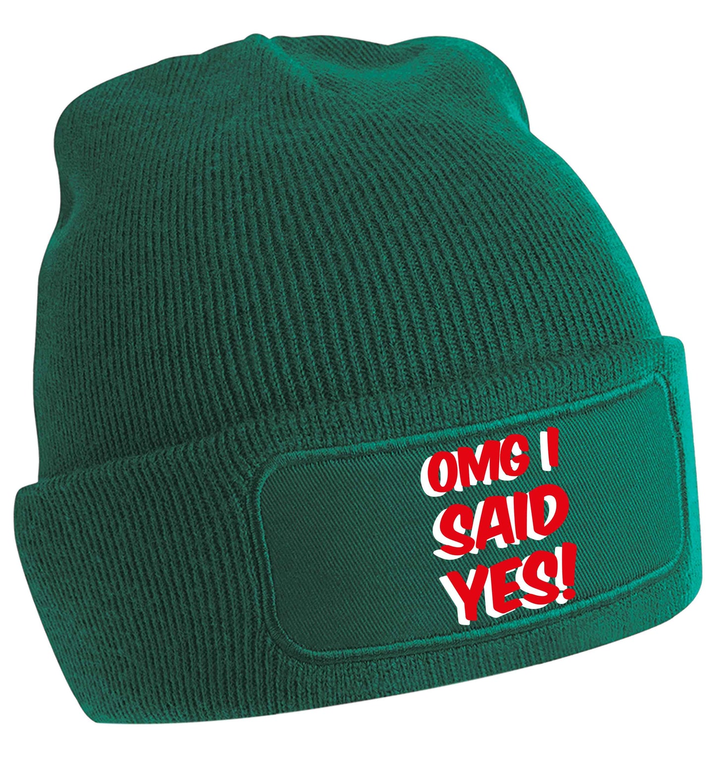 Omg I said yes | Beanie hat