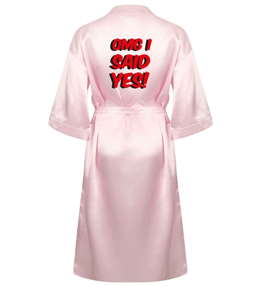 Omg I said yes XL/XXL pink  ladies dressing gown size 16/18