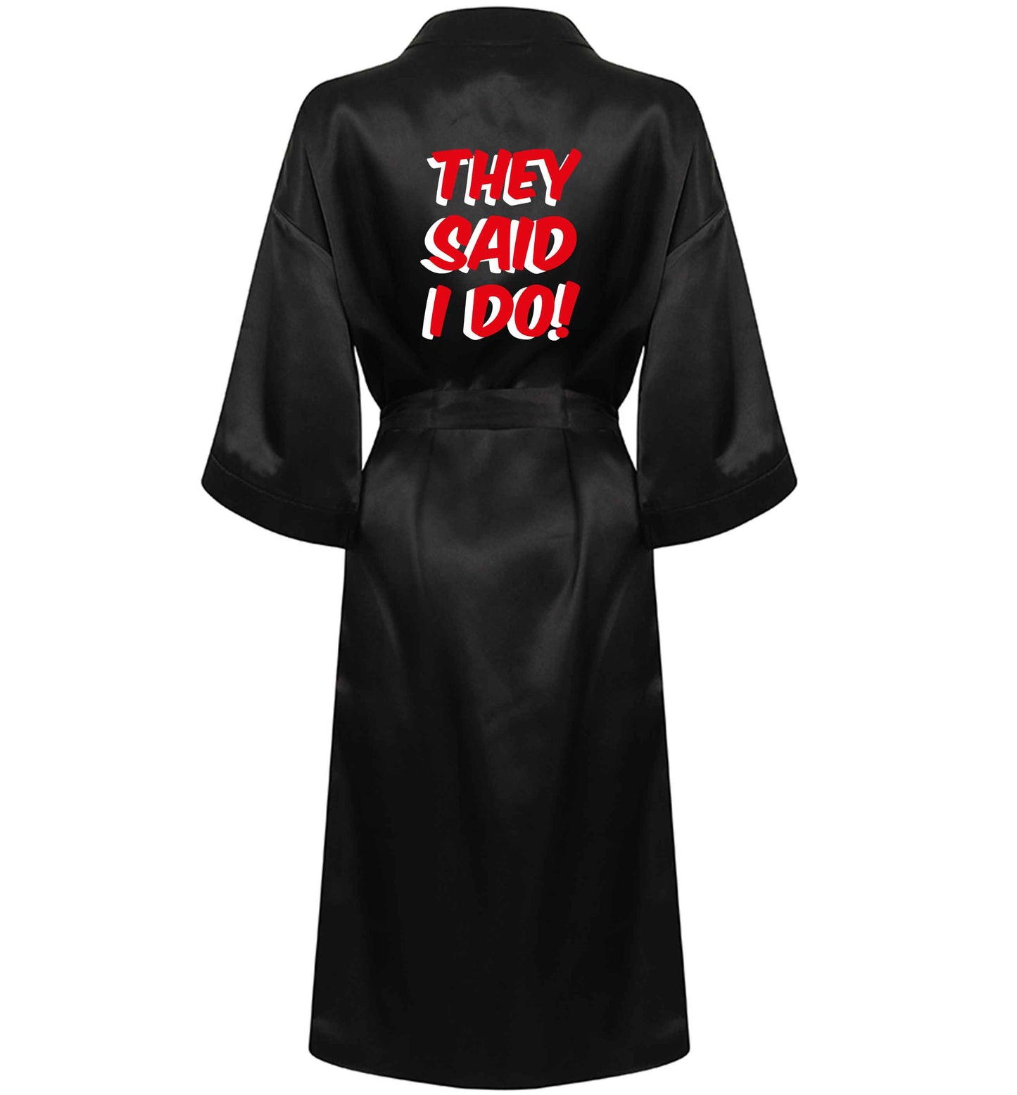 They said I do XL/XXL black ladies dressing  gown size 16/18