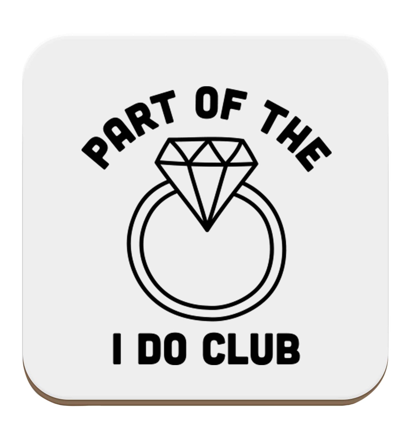 Part of the I do club set of four coasters
