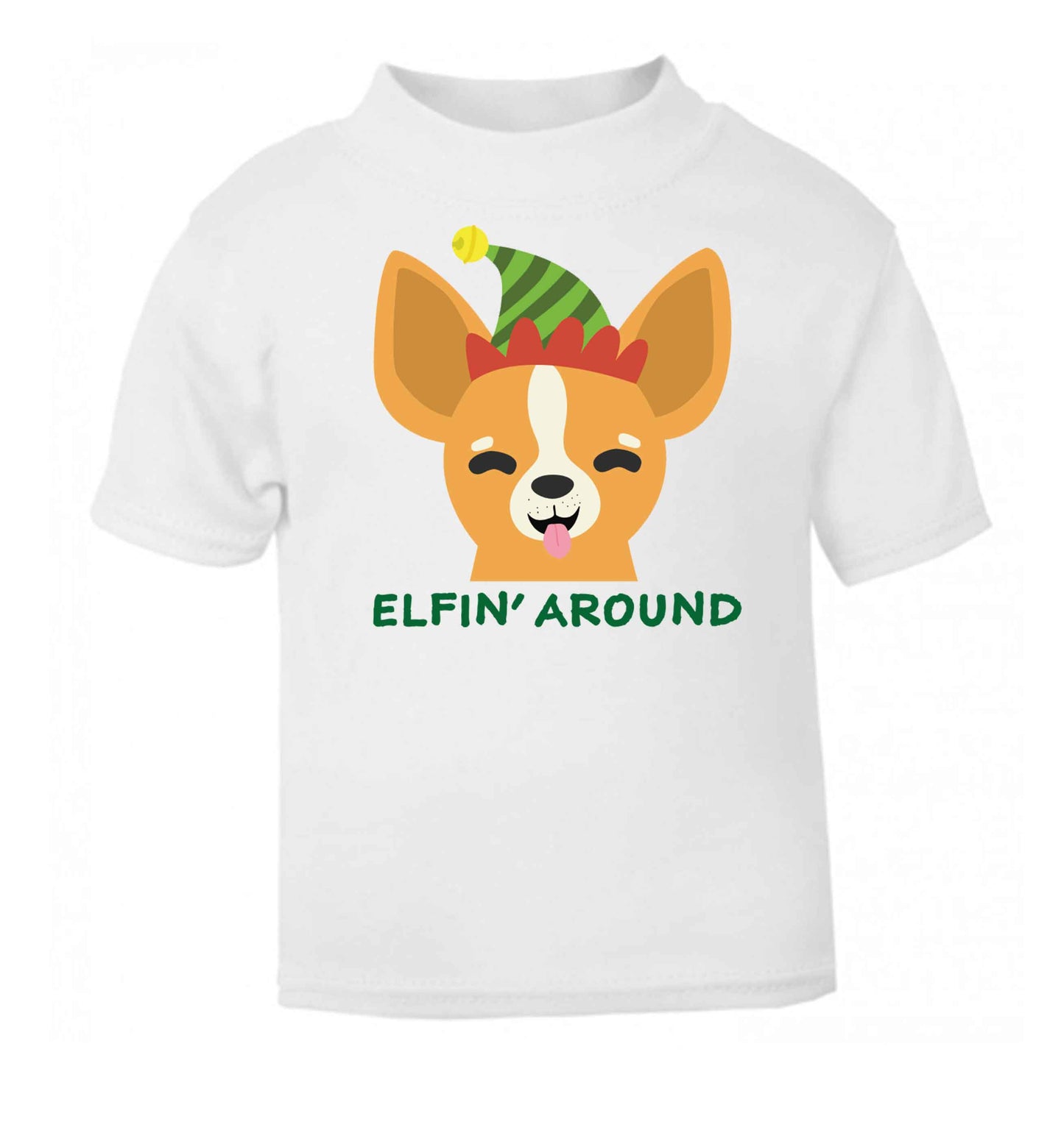 Elfin' around baby toddler Tshirt 2 Years