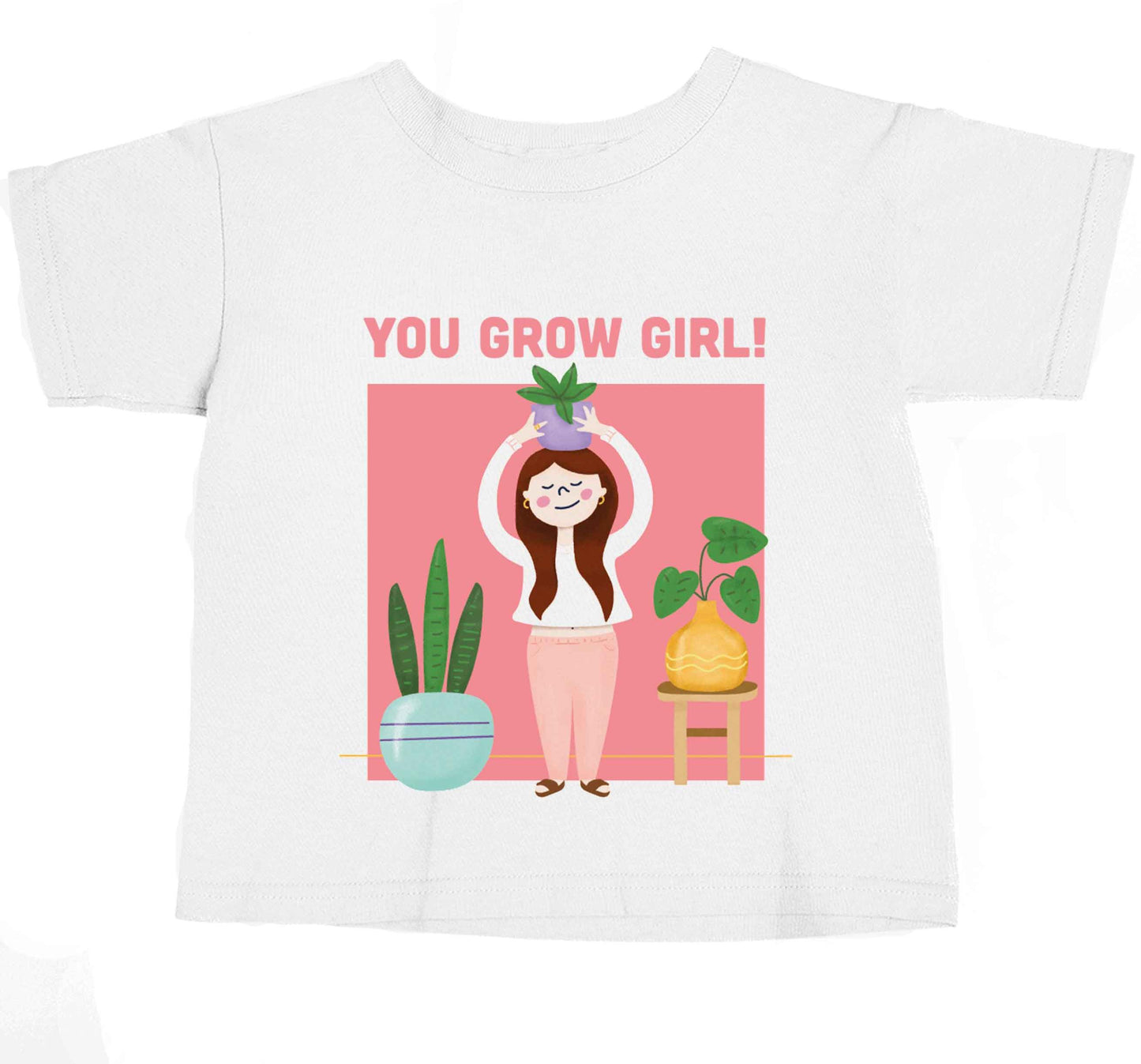 You grow girl baby toddler Tshirt 2 Years