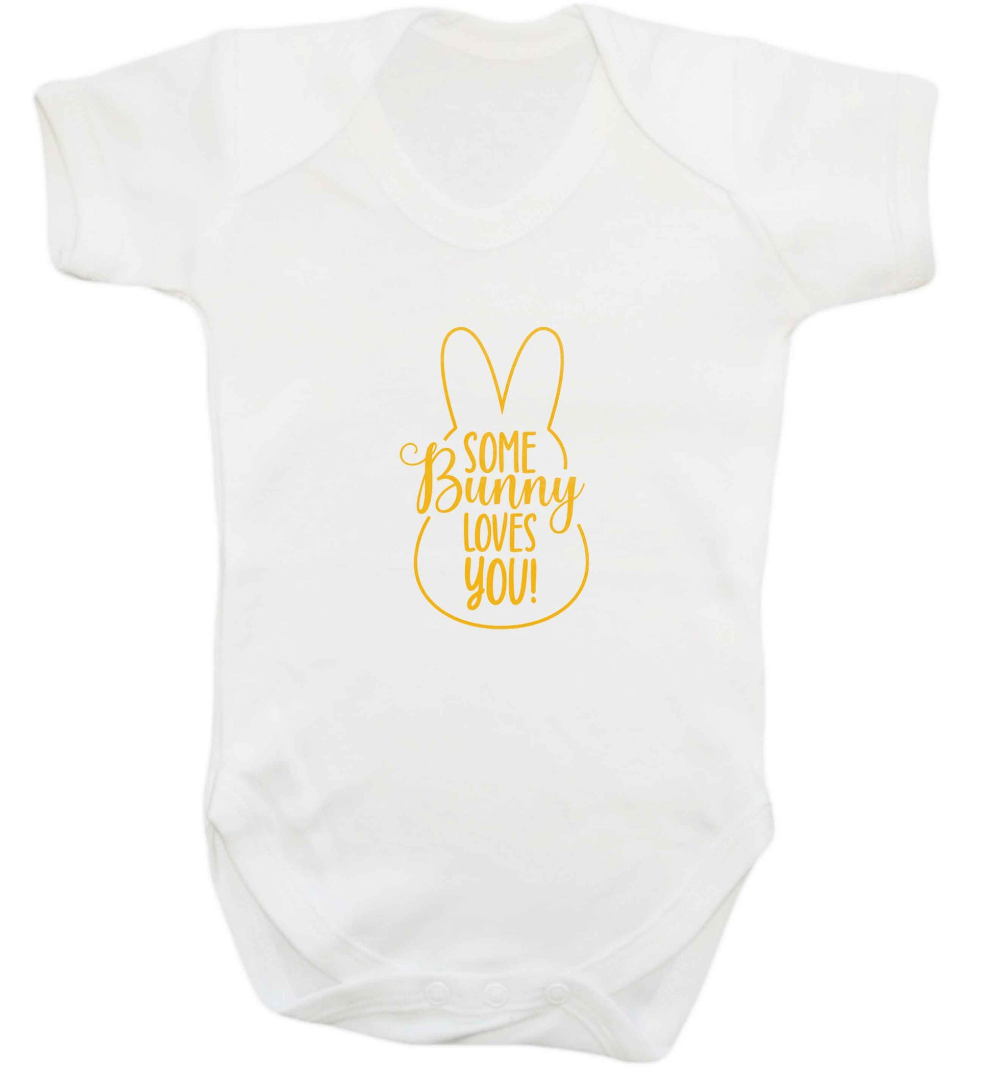 Some bunny loves you baby vest white 18-24 months