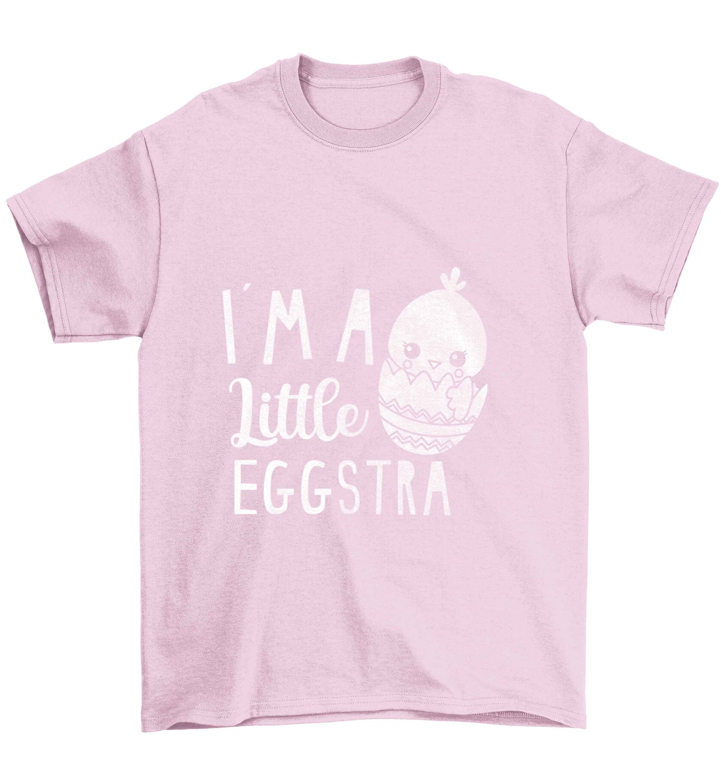 I'm a little eggstra Children's light pink Tshirt 12-13 Years