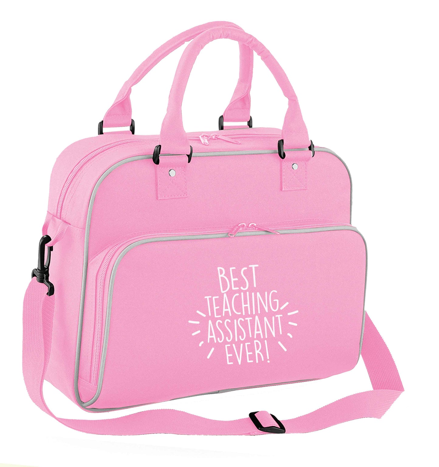 Best teaching assistant ever! children's dance bag baby pink