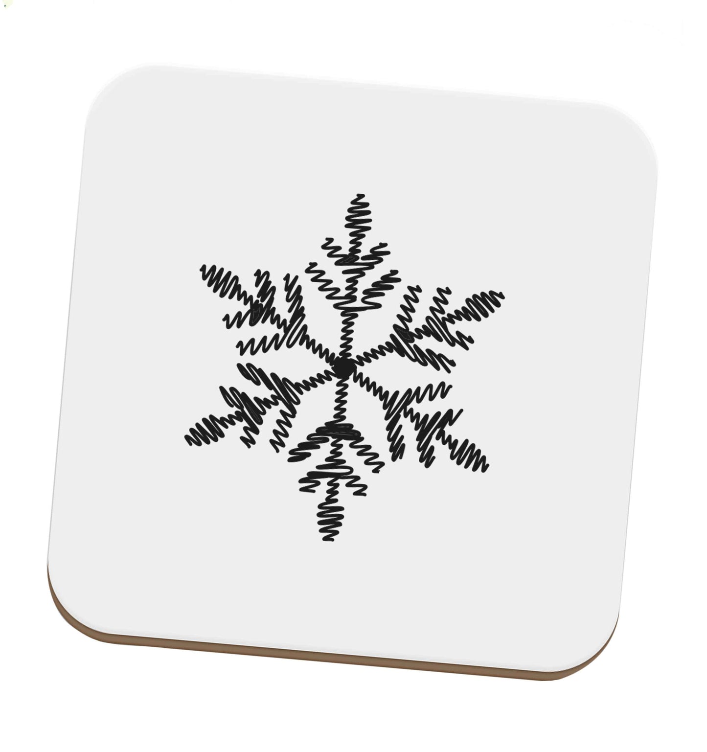 Snowflake set of four coasters