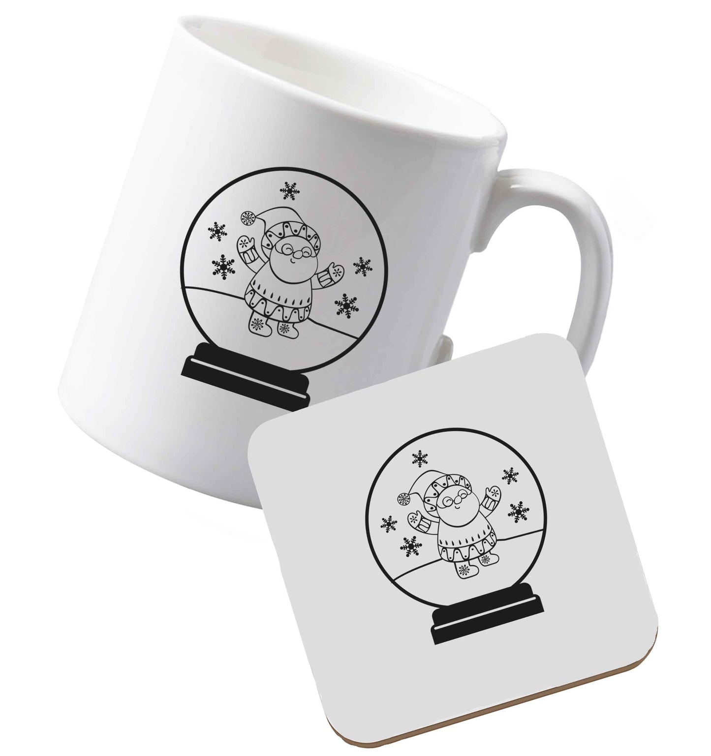 10 oz Ceramic mug and coaster Tis The Season to Drink Whisky both sides