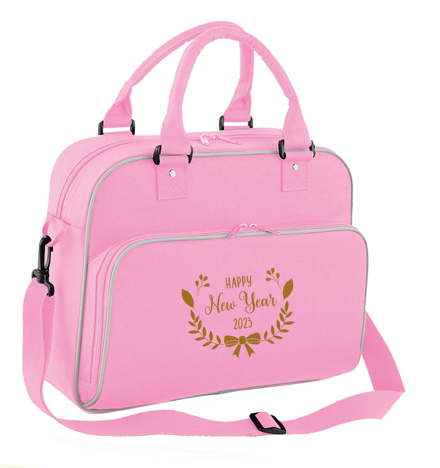 Happy New Year 2023 children's dance bag baby pink