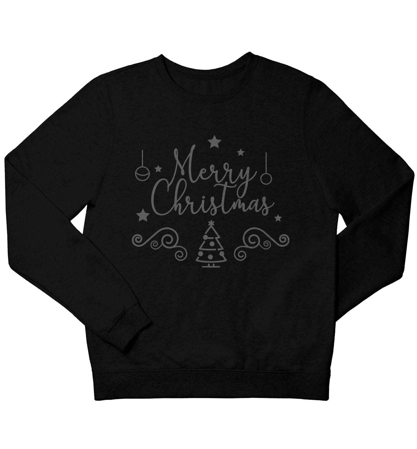 Happy New Year 2023 children's black sweater 12-13 Years