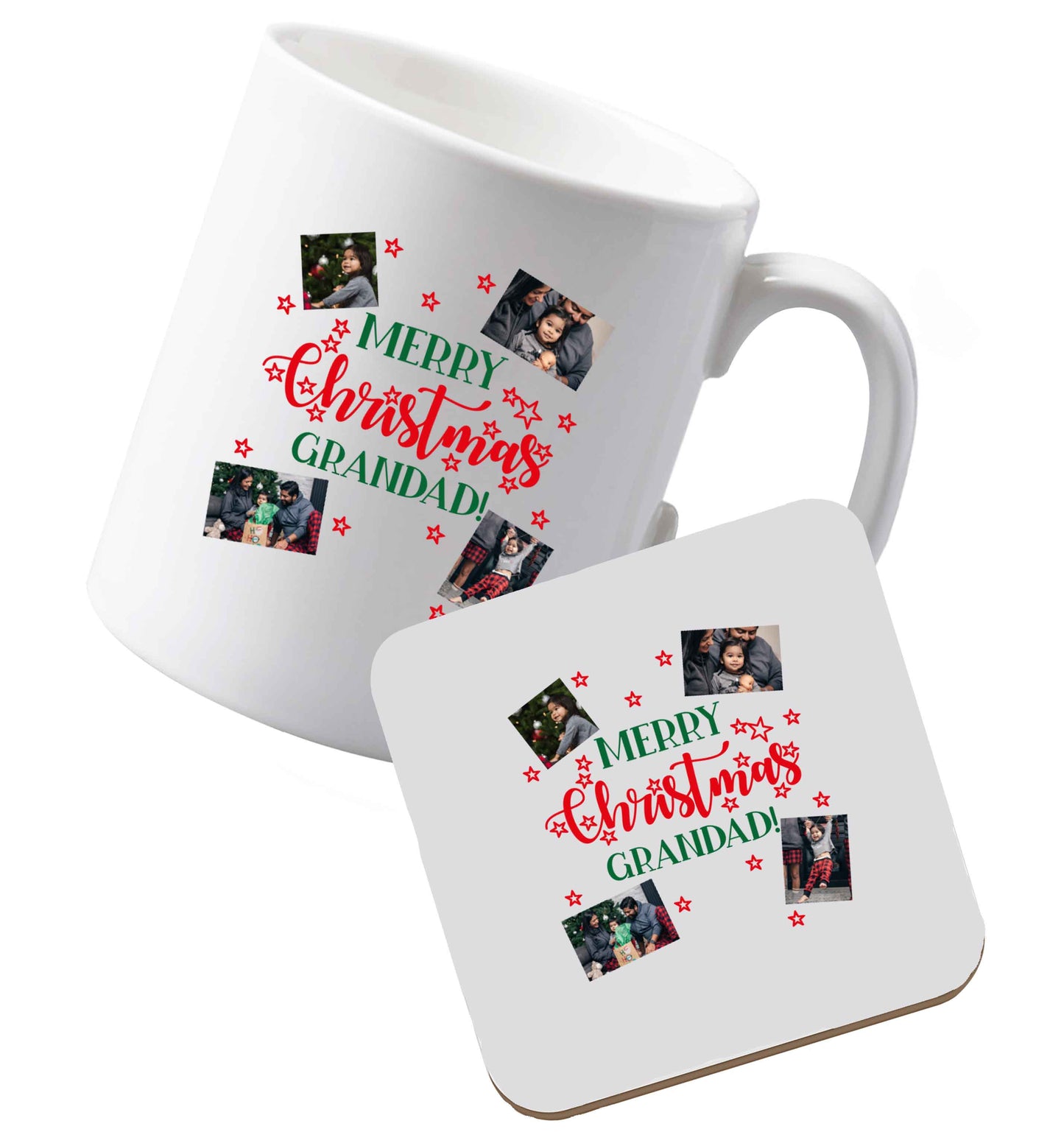 10 oz Ceramic mug and coaster Tis The Season to Drink Whisky both sides