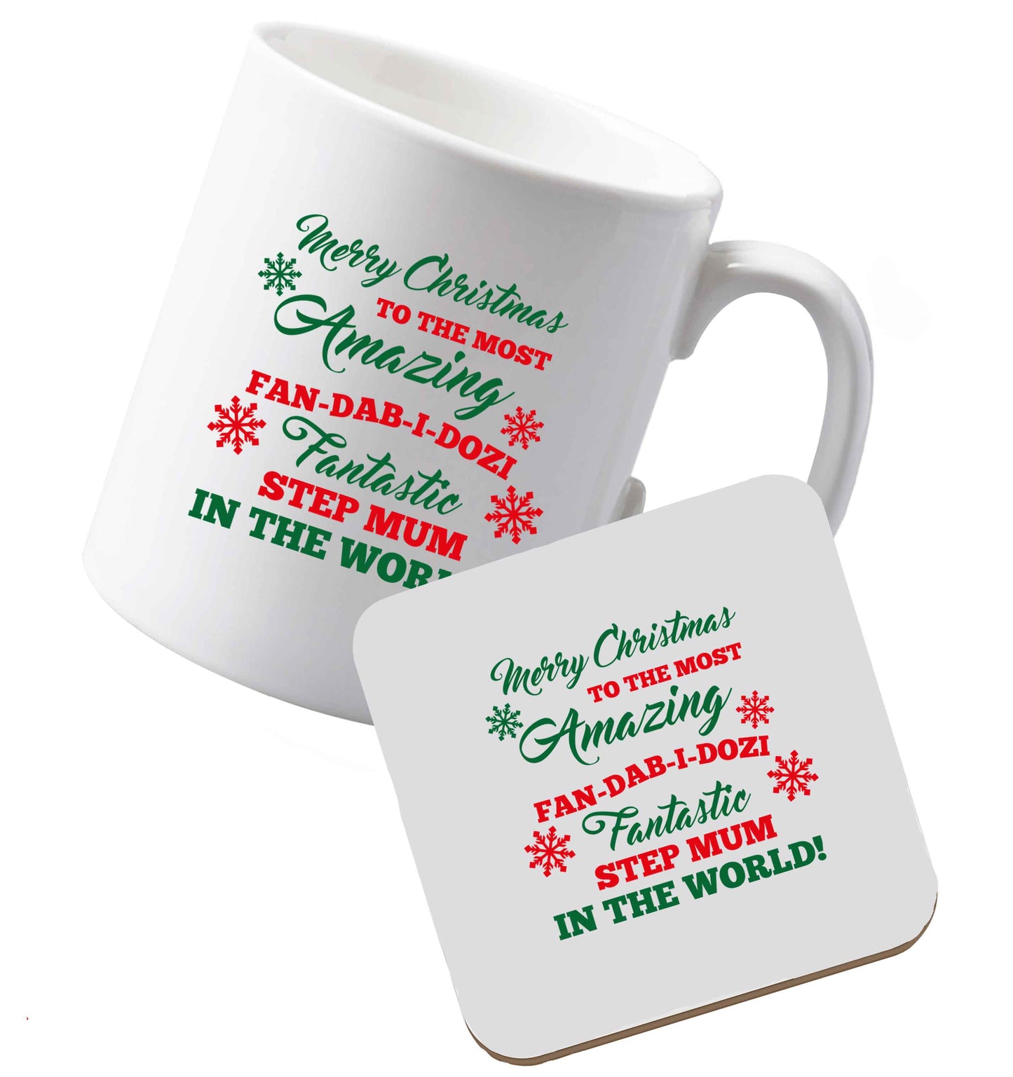 10 oz Ceramic mug and coaster Tis The Season to Drink Whisky both sides