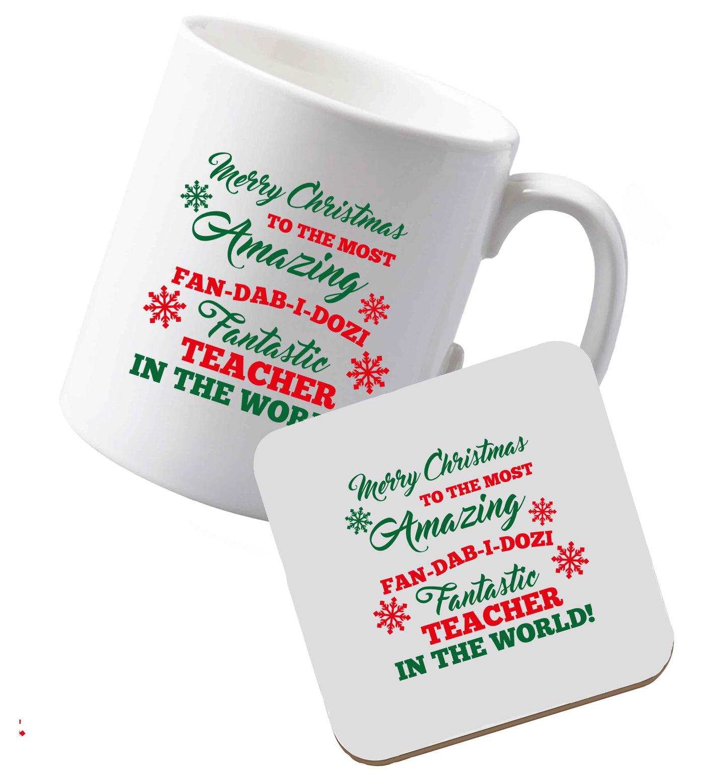 10 oz Ceramic mug and coaster Tis The Season to Drink Whisky both sides