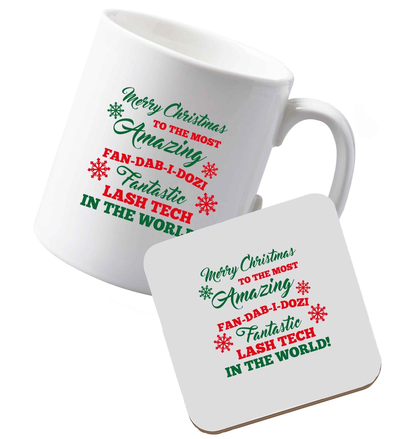 10 oz Ceramic mug and coaster Tis The Season to Drink Whisky both sides