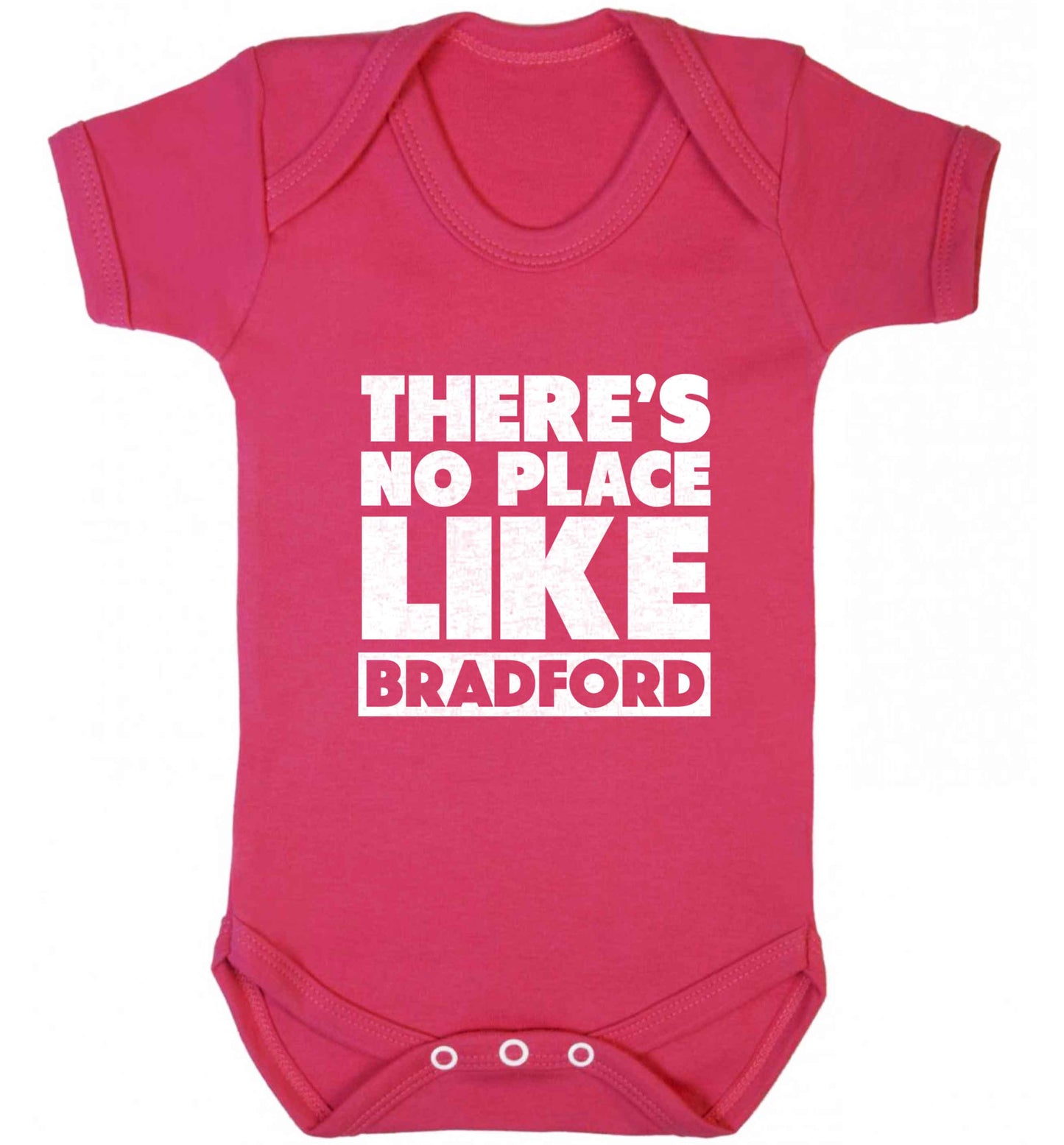There's no place like Bradford baby vest dark pink 18-24 months