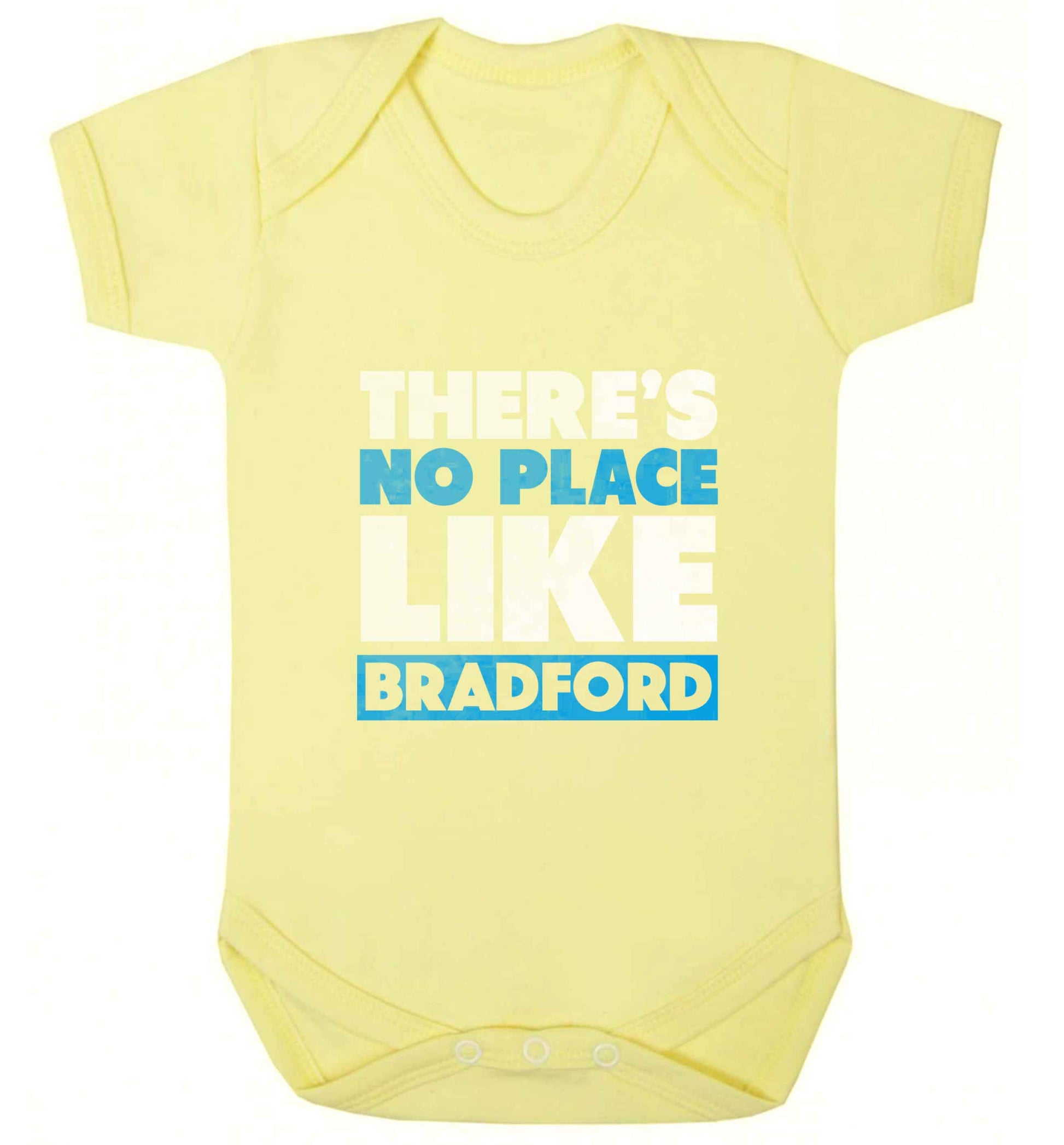 There's no place like Bradford baby vest pale yellow 18-24 months
