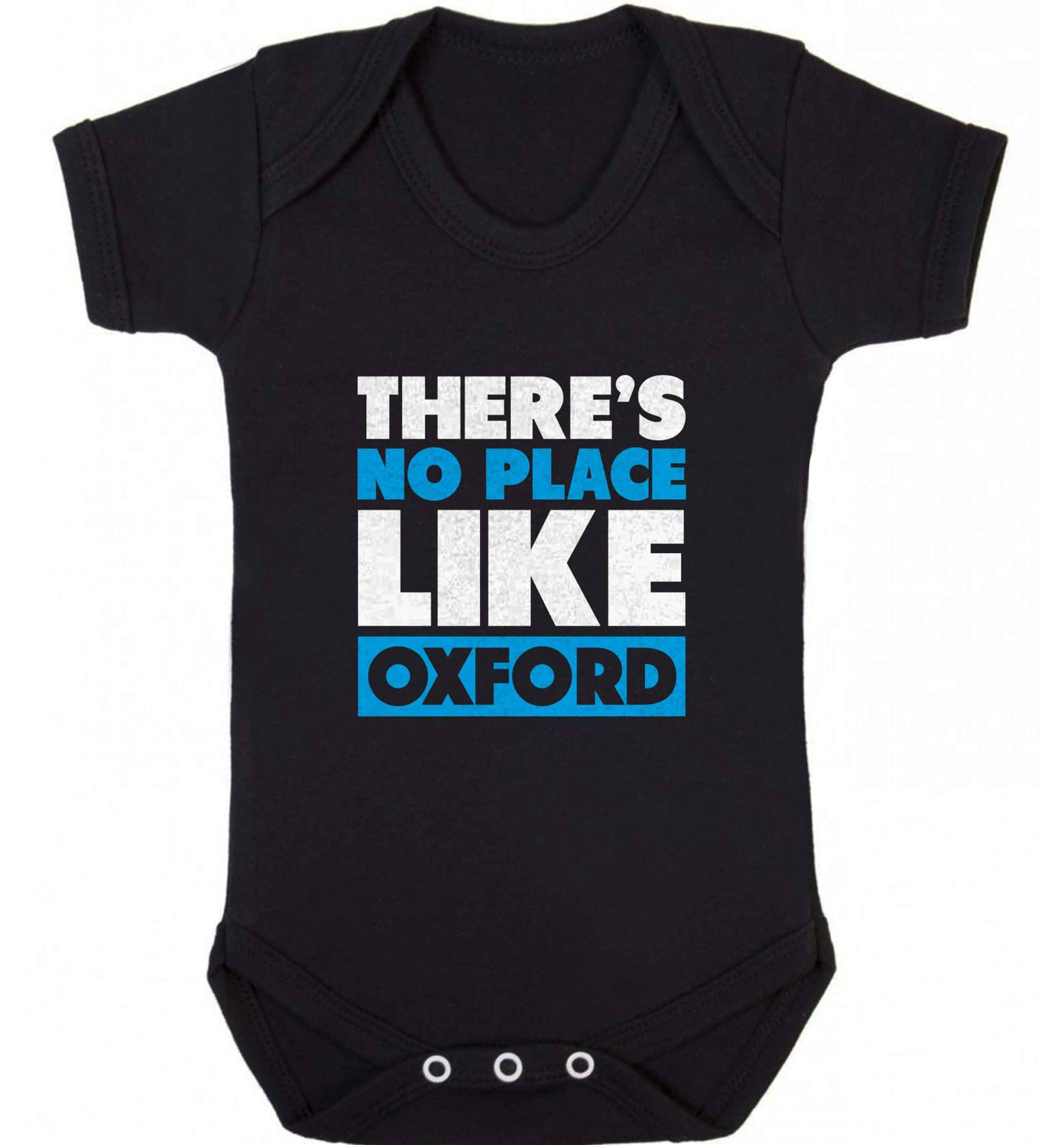 There's no place like Oxford baby vest black 18-24 months