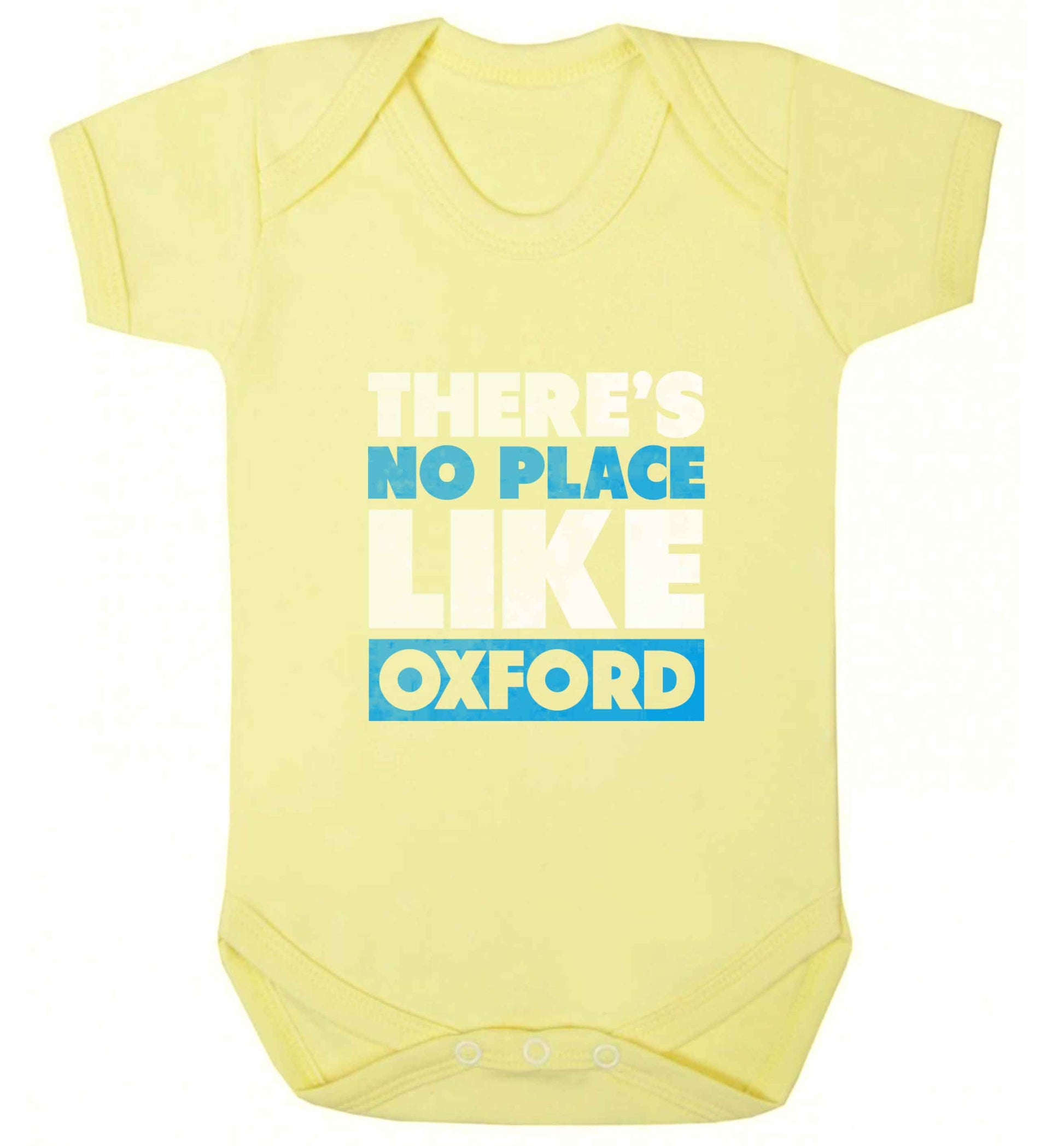 There's no place like Oxford baby vest pale yellow 18-24 months