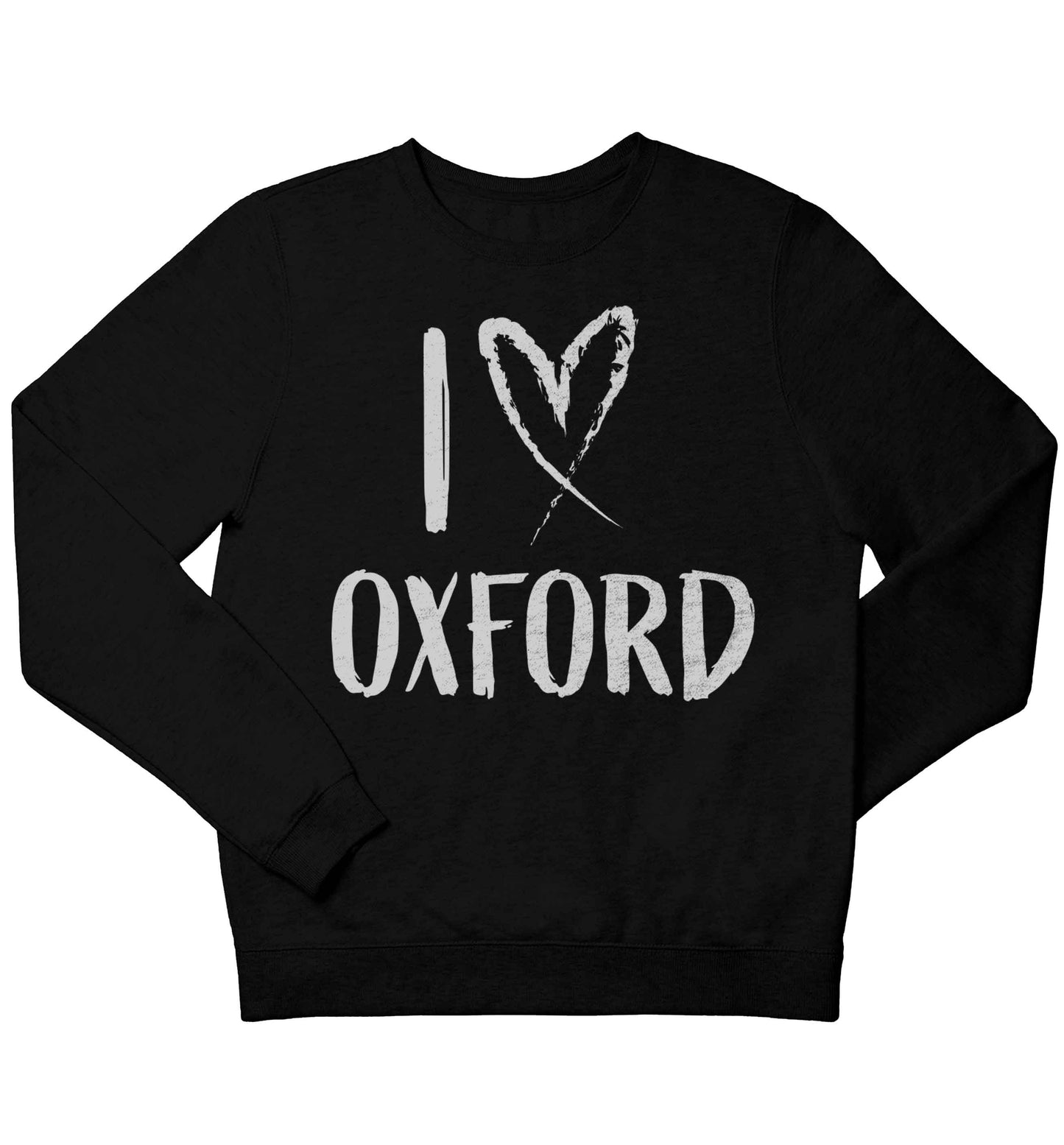 I love Oxford children's black sweater 12-13 Years