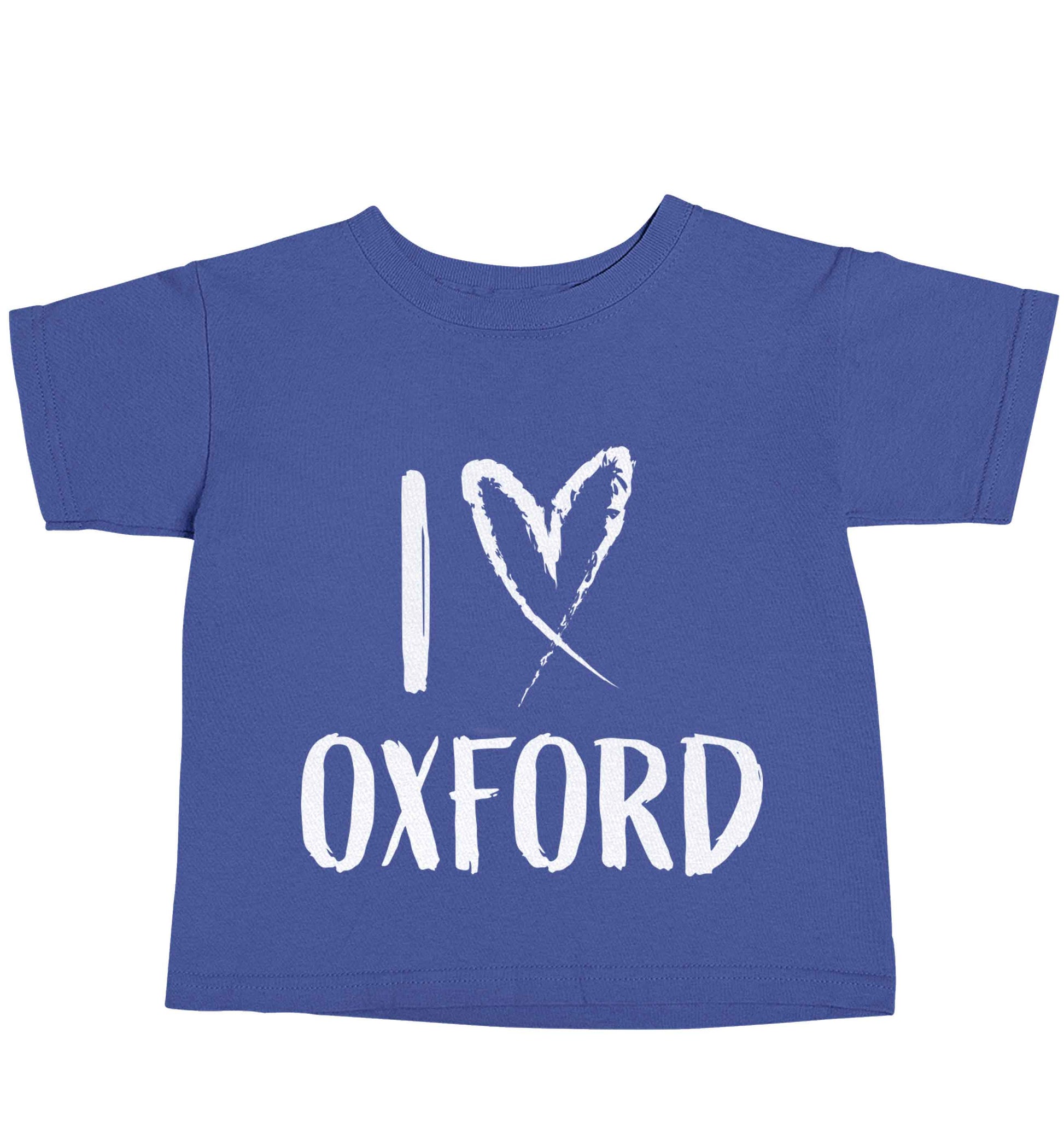 I love Oxford blue baby toddler Tshirt 2 Years