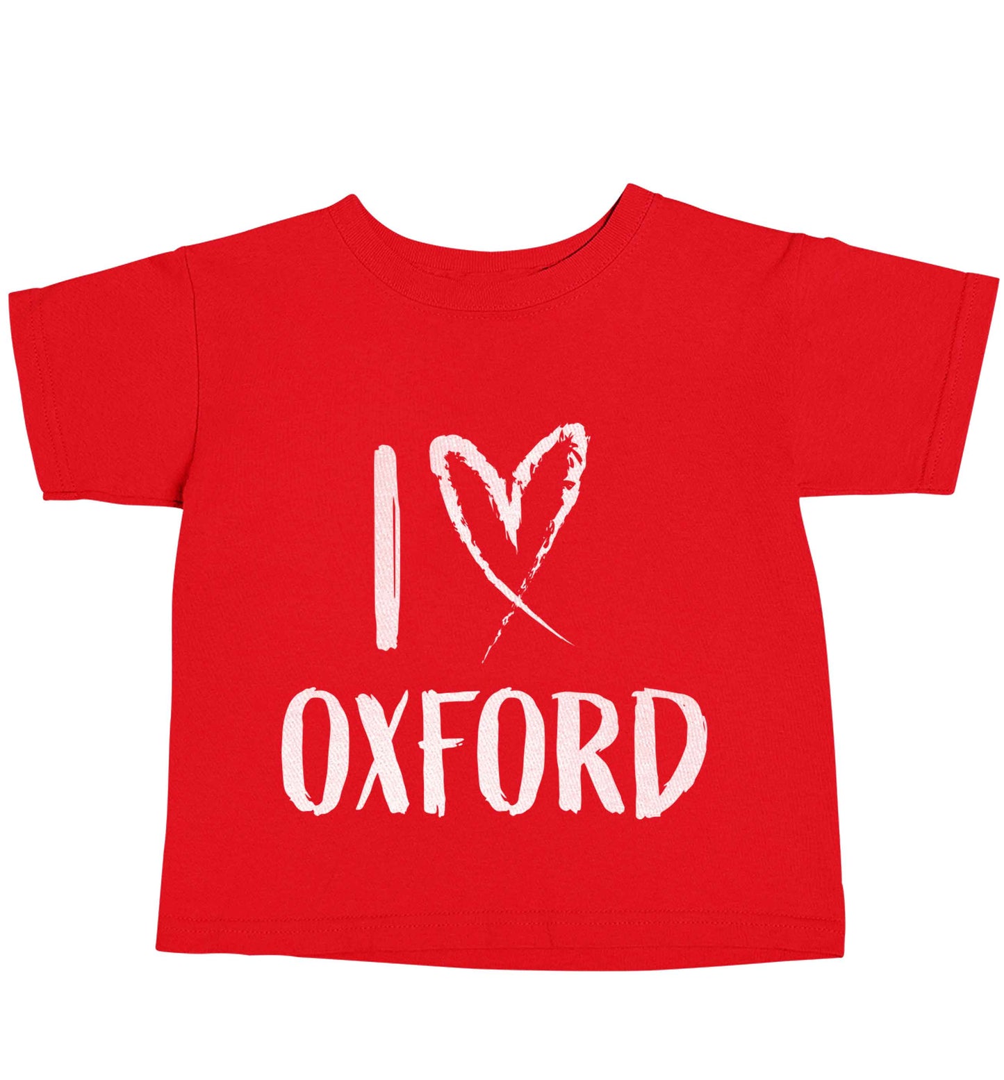 I love Oxford red baby toddler Tshirt 2 Years