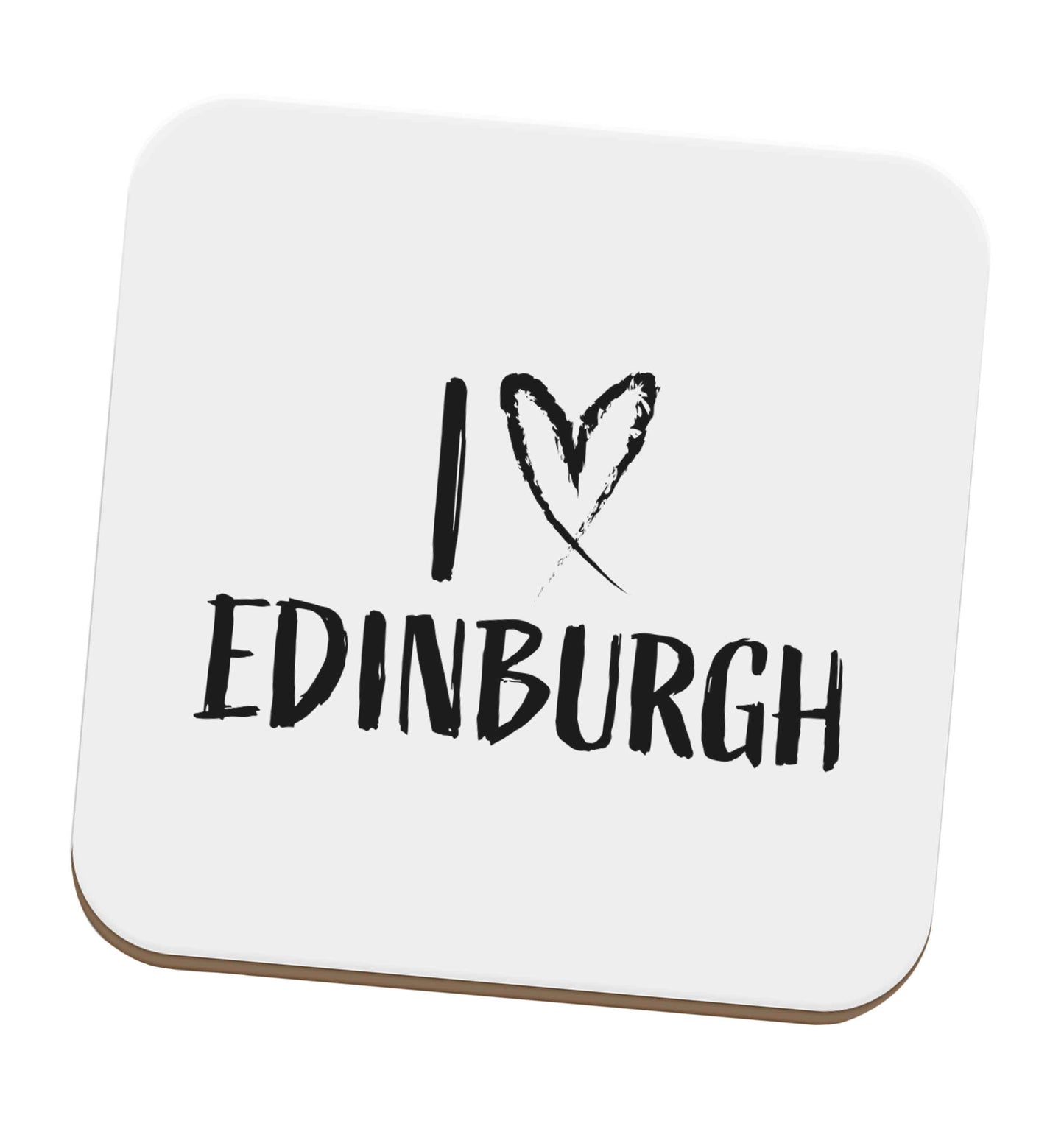 I love Edinburgh set of four coasters