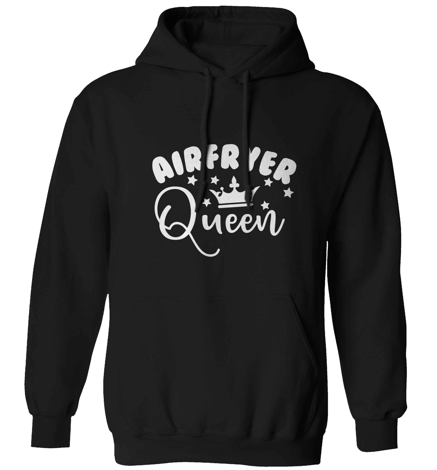 Airfryer queenadults unisex black hoodie 2XL