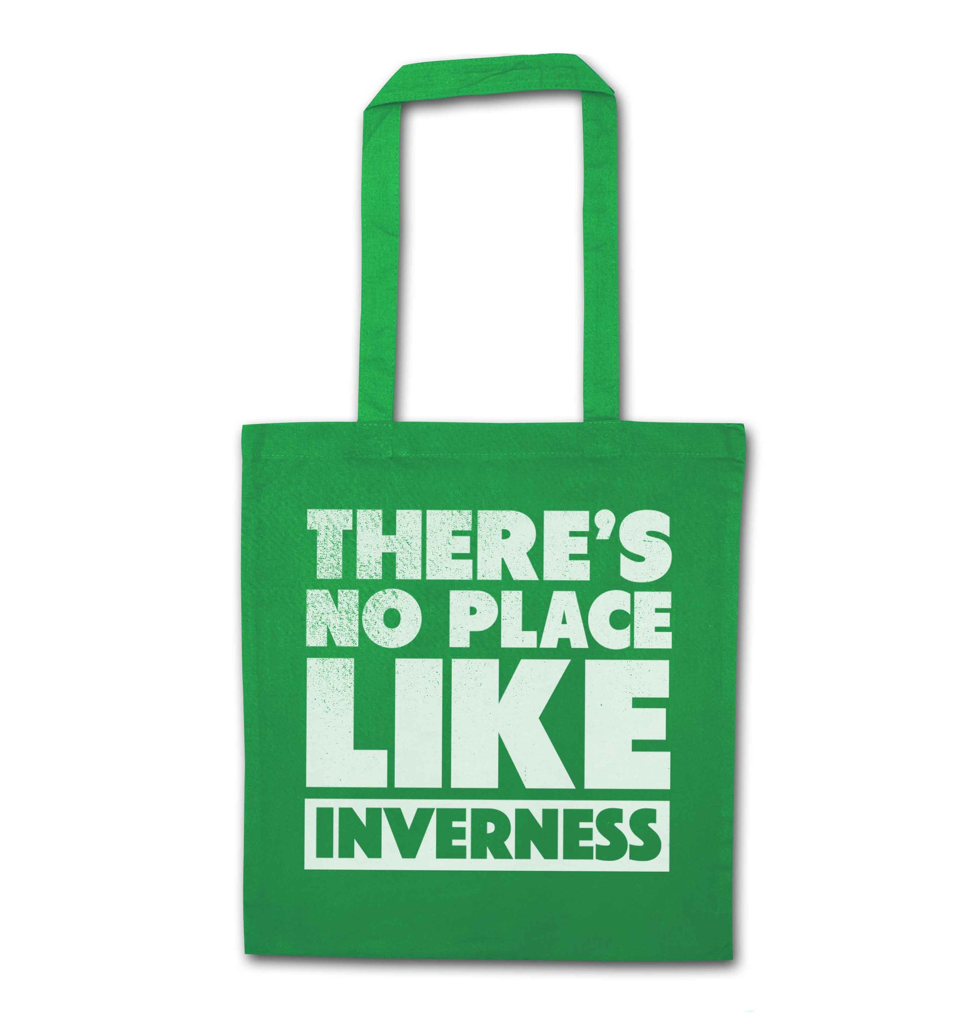 There's no place like Inverness green tote bag