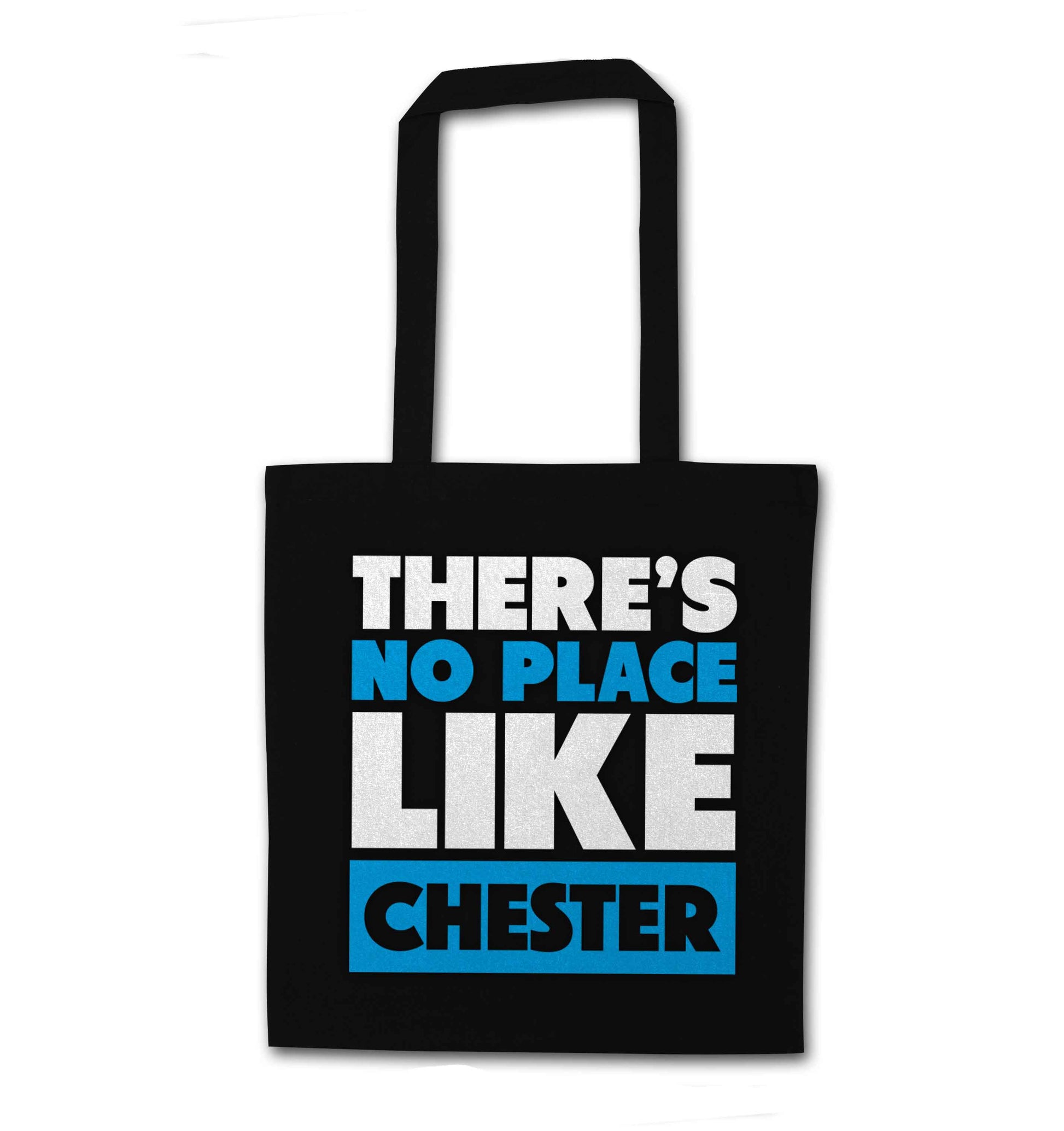 There's no place like Chester black tote bag