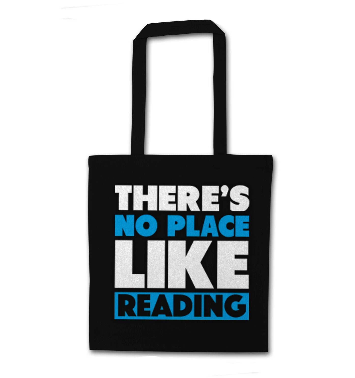 There's no place like Readingblack tote bag