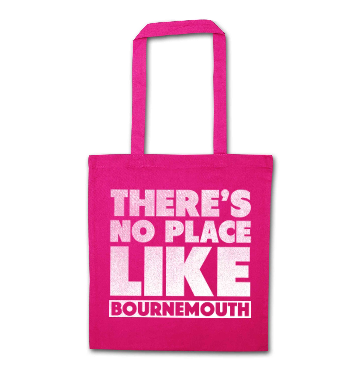 There's no place like Bournemouth pink tote bag