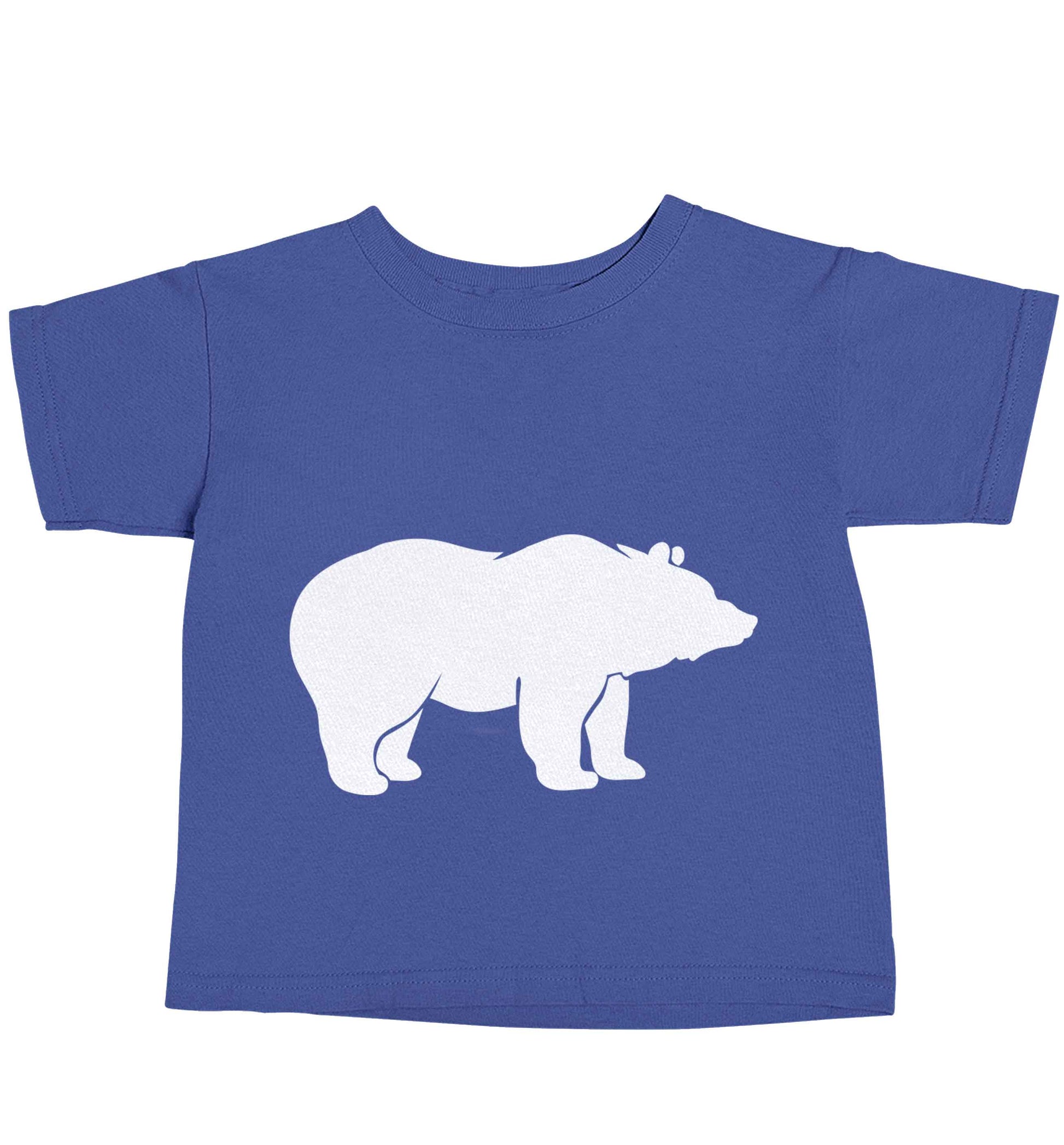 Blue bear blue baby toddler Tshirt 2 Years