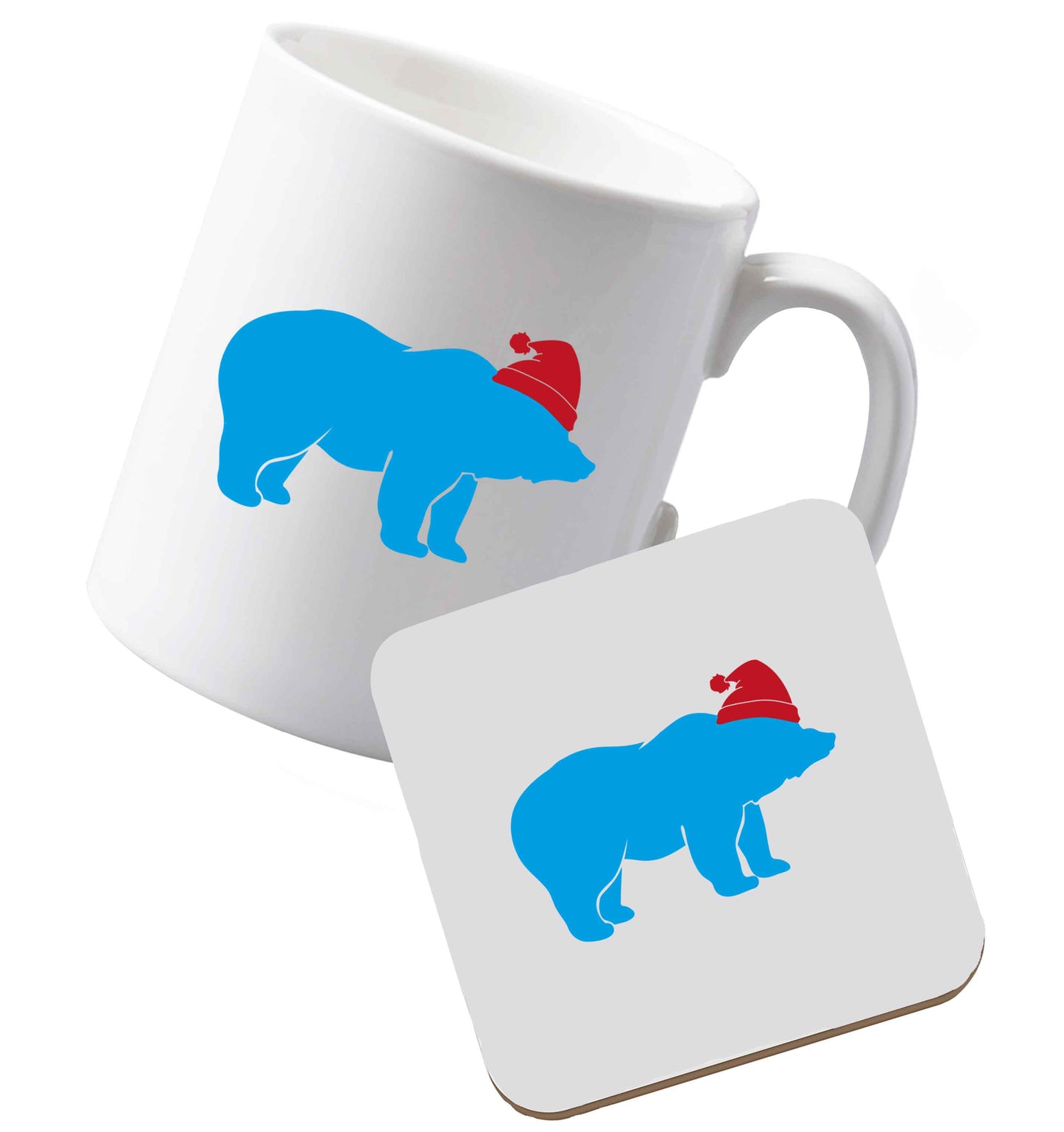 10 oz Ceramic mug and coaster Tis The Season to Drink Whisky both sides