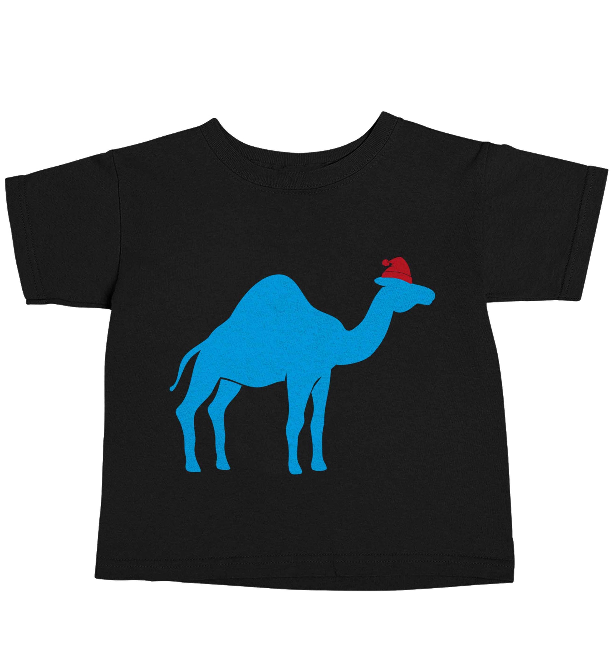 Blue camel santa Black baby toddler Tshirt 2 years