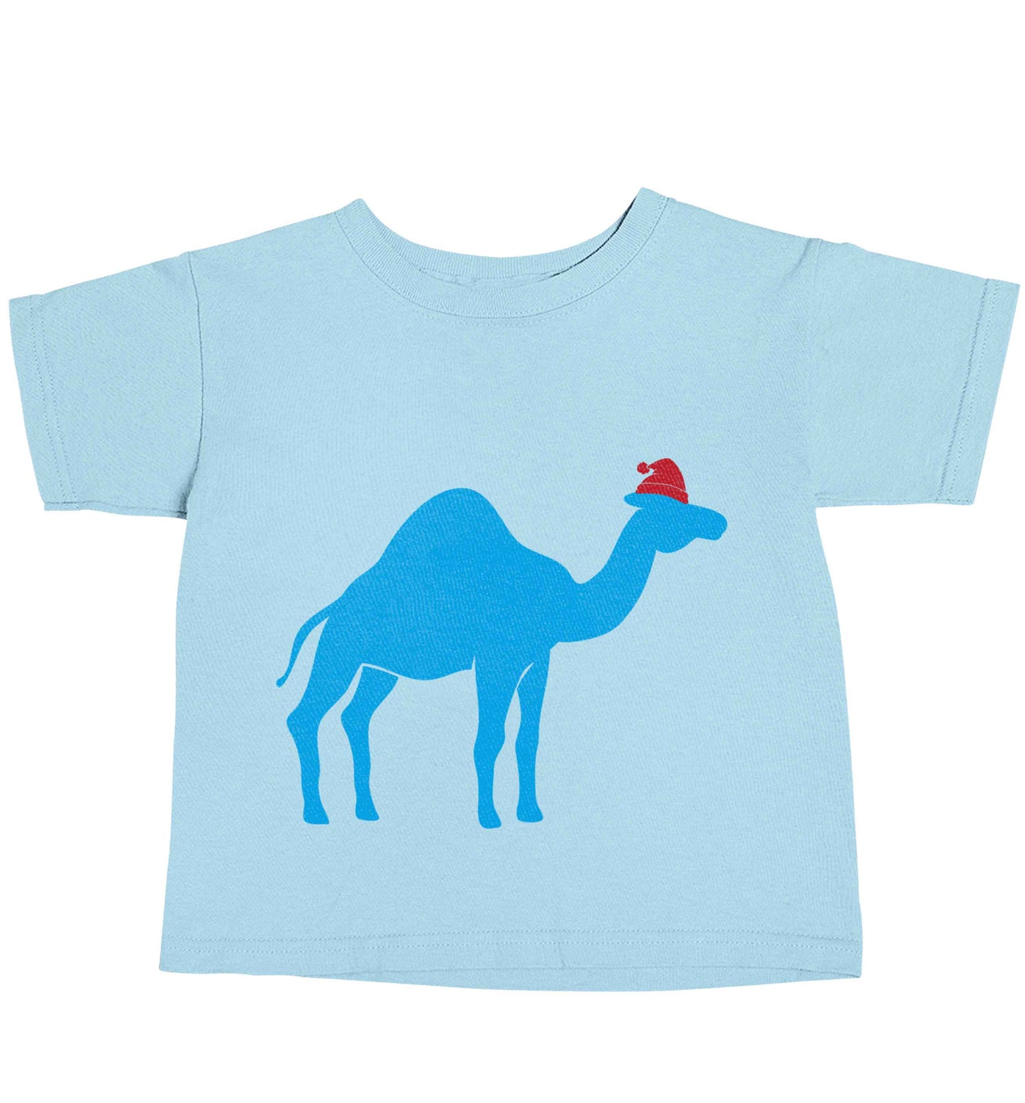 Blue camel santa light blue baby toddler Tshirt 2 Years