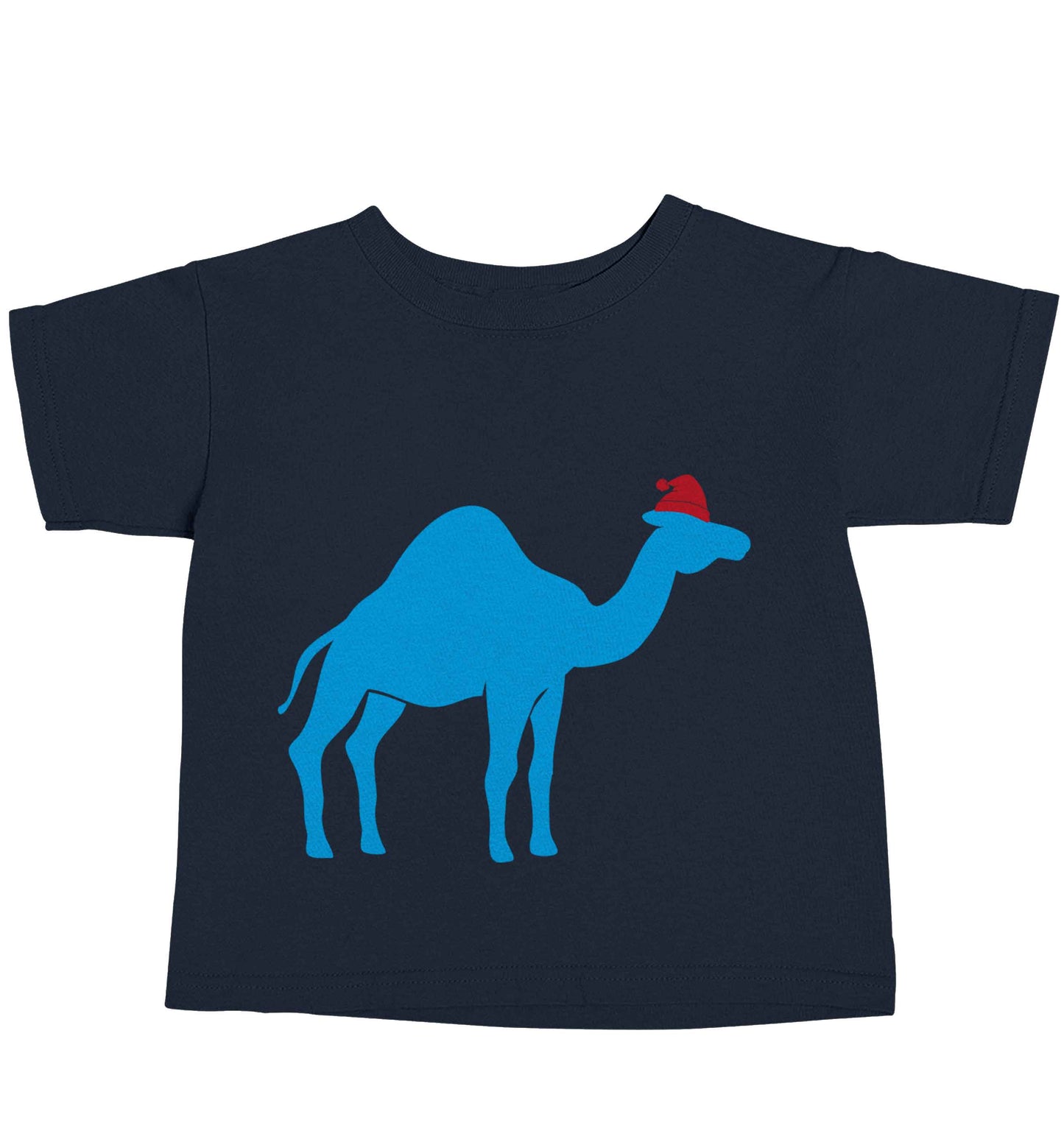 Blue camel santa navy baby toddler Tshirt 2 Years