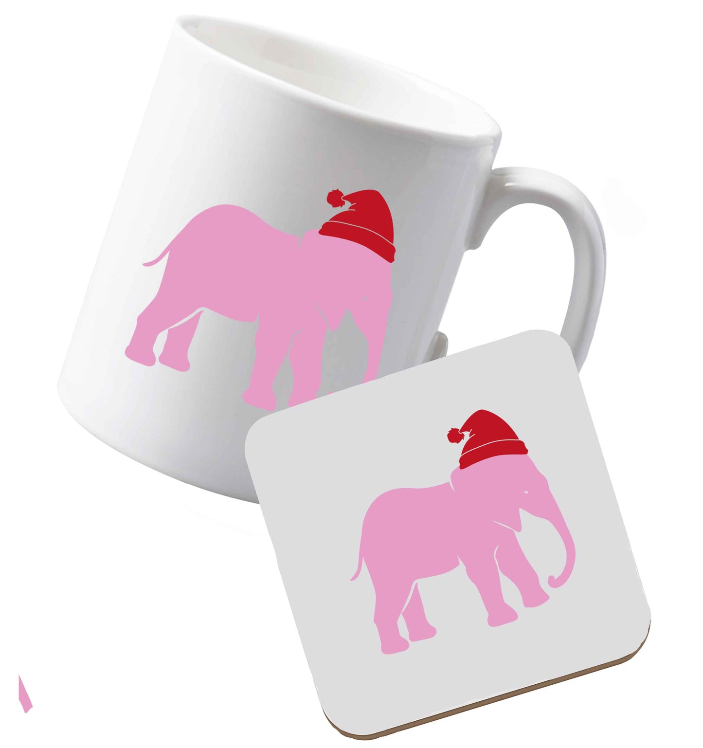 10 oz Ceramic mug and coaster Tis The Season to Drink Whisky both sides