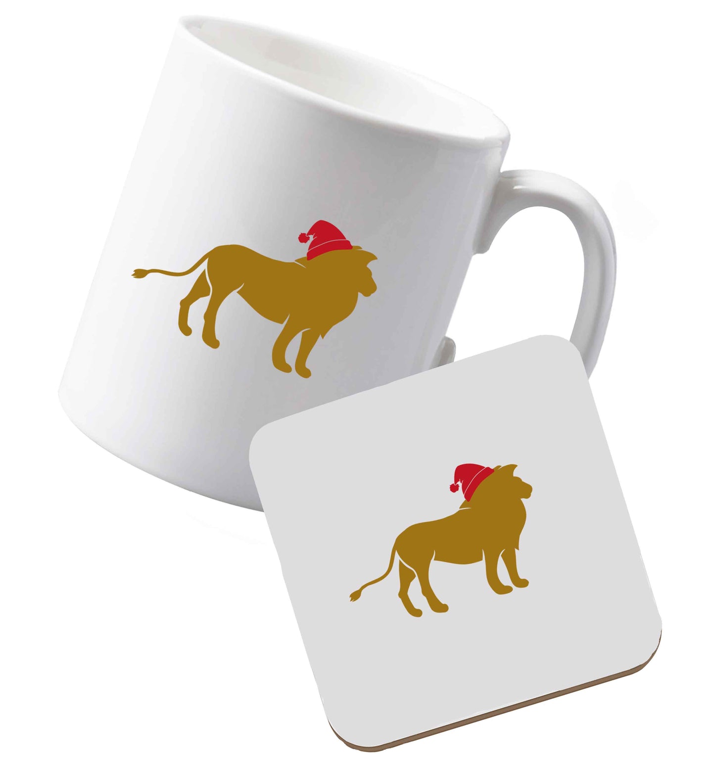 10 oz Ceramic mug and coaster Tis The Season to Drink Whisky both sides