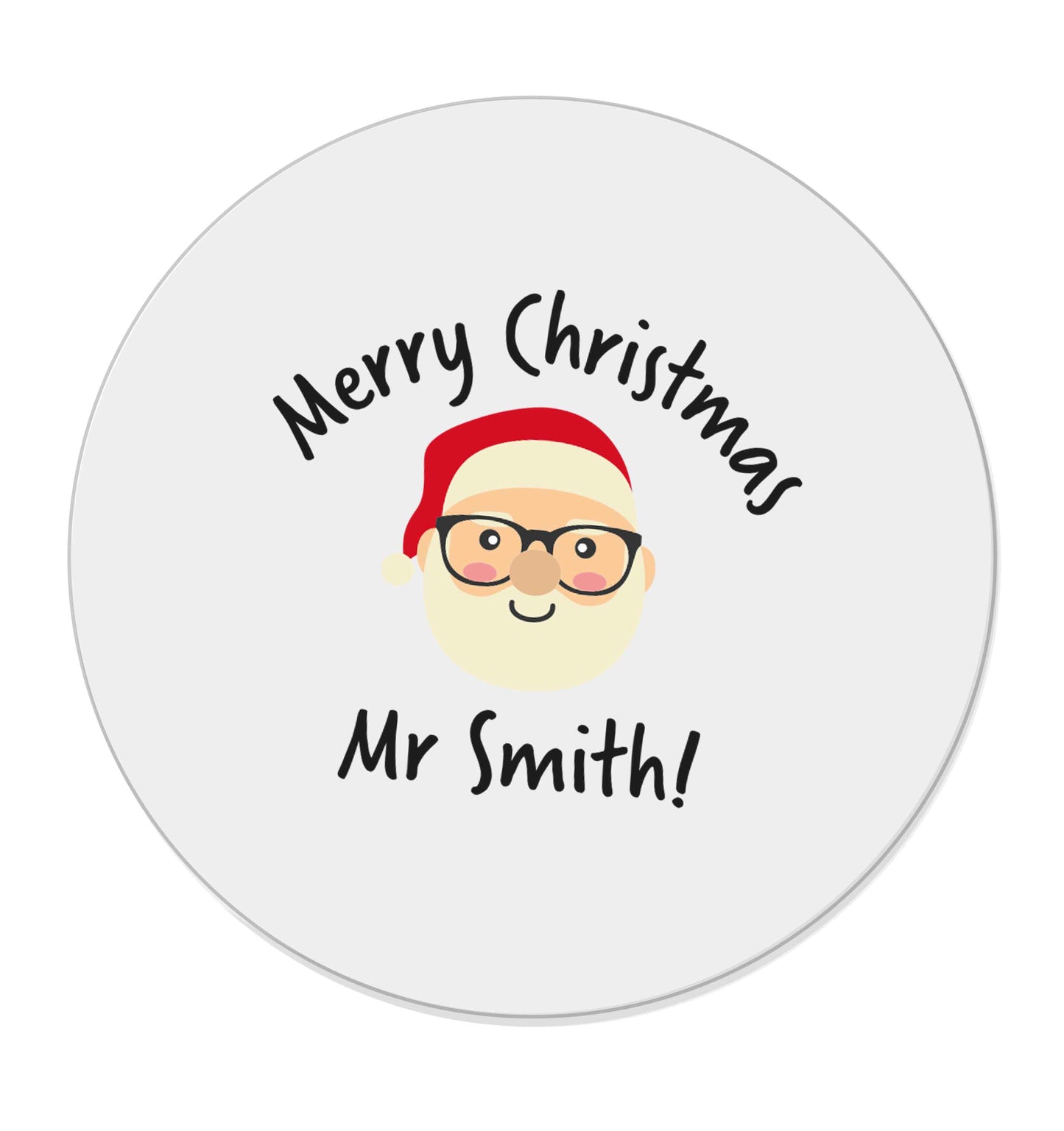 Personalised teacher merry Christmas Mr | Magnet