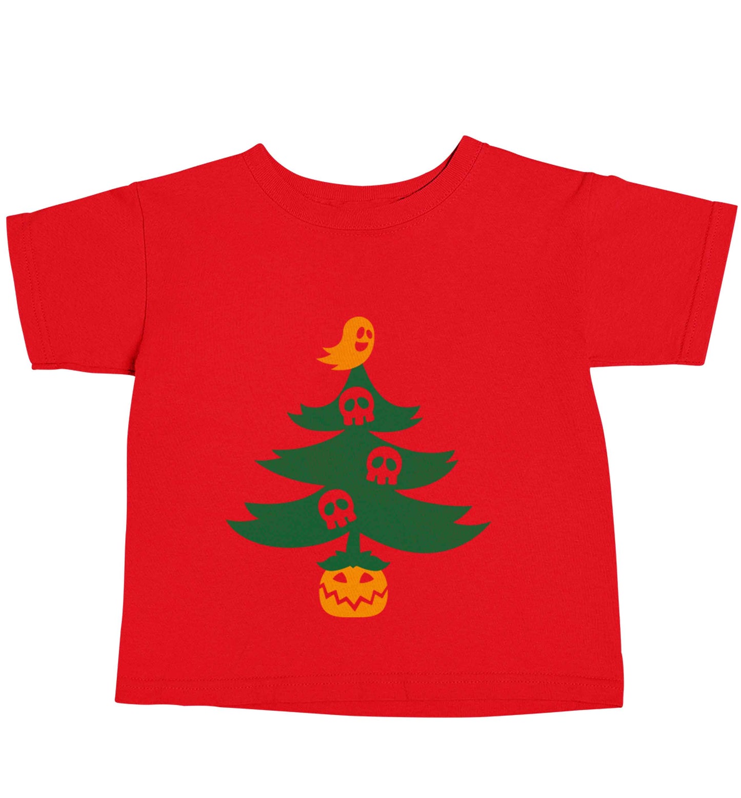 Halloween Christmas tree red baby toddler Tshirt 2 Years