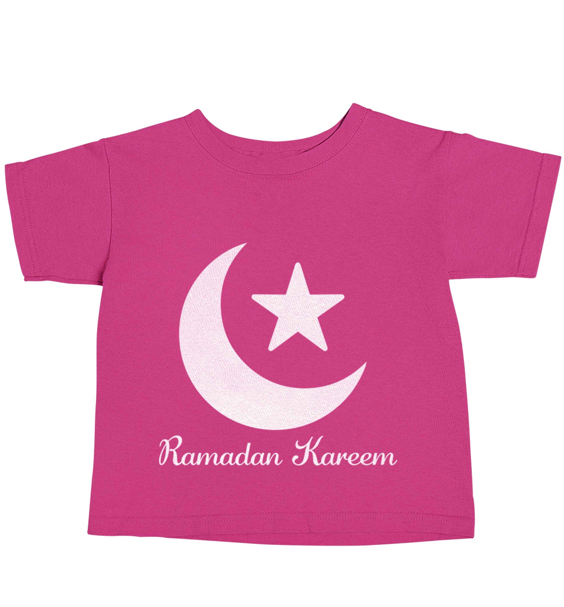 Ramadan kareem pink baby toddler Tshirt 2 Years