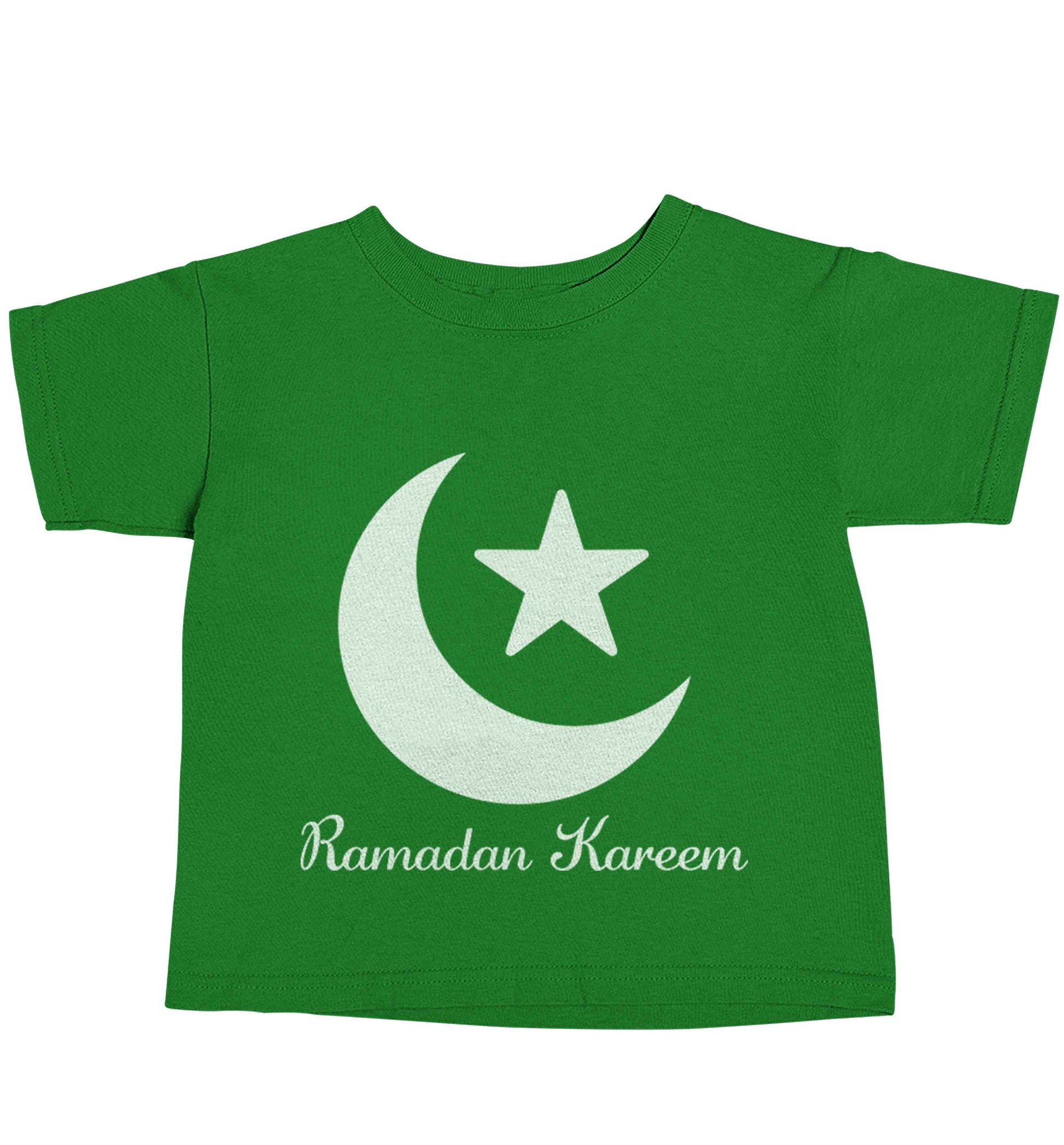 Ramadan kareem green baby toddler Tshirt 2 Years