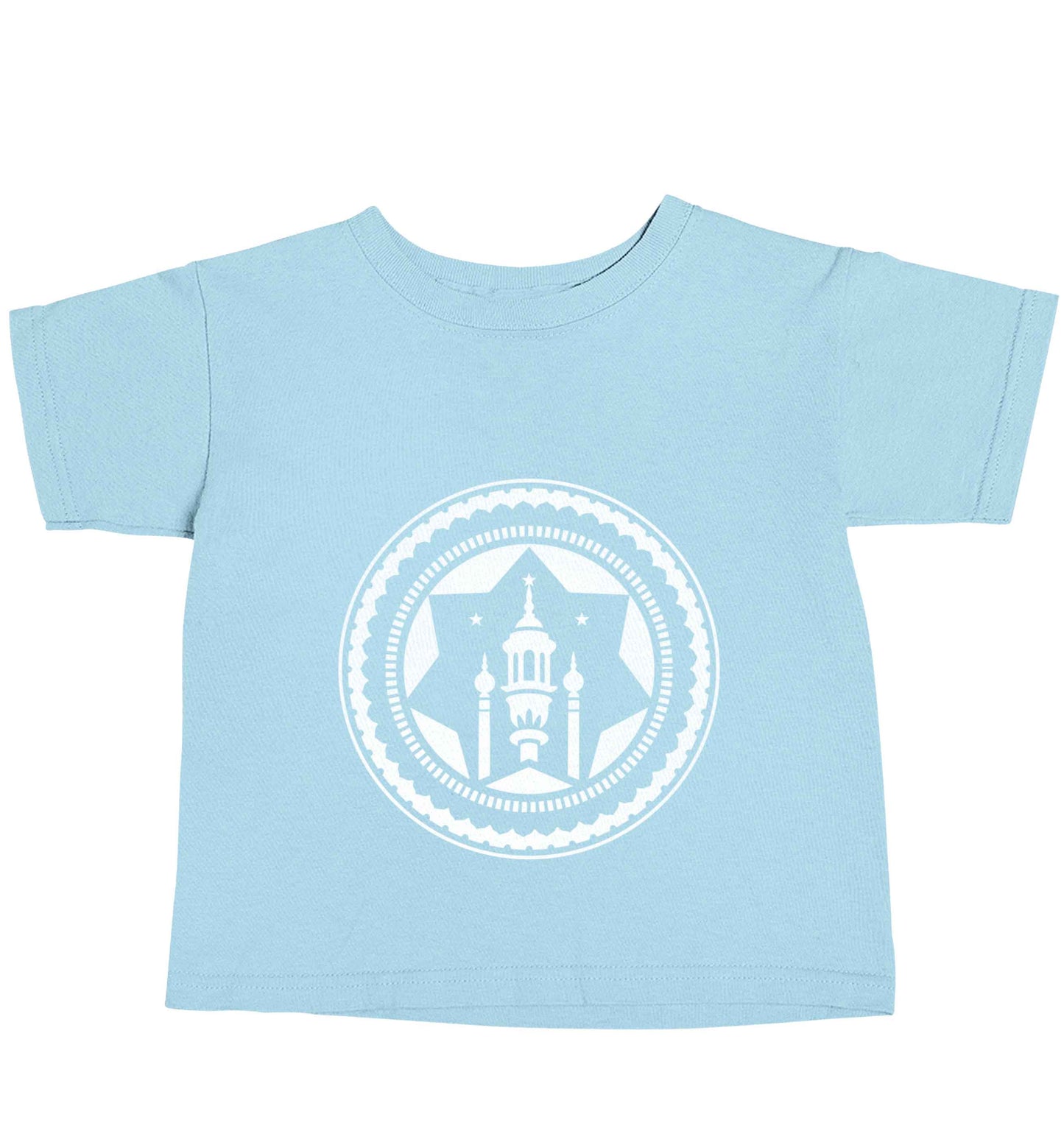 mosque light blue baby toddler Tshirt 2 Years