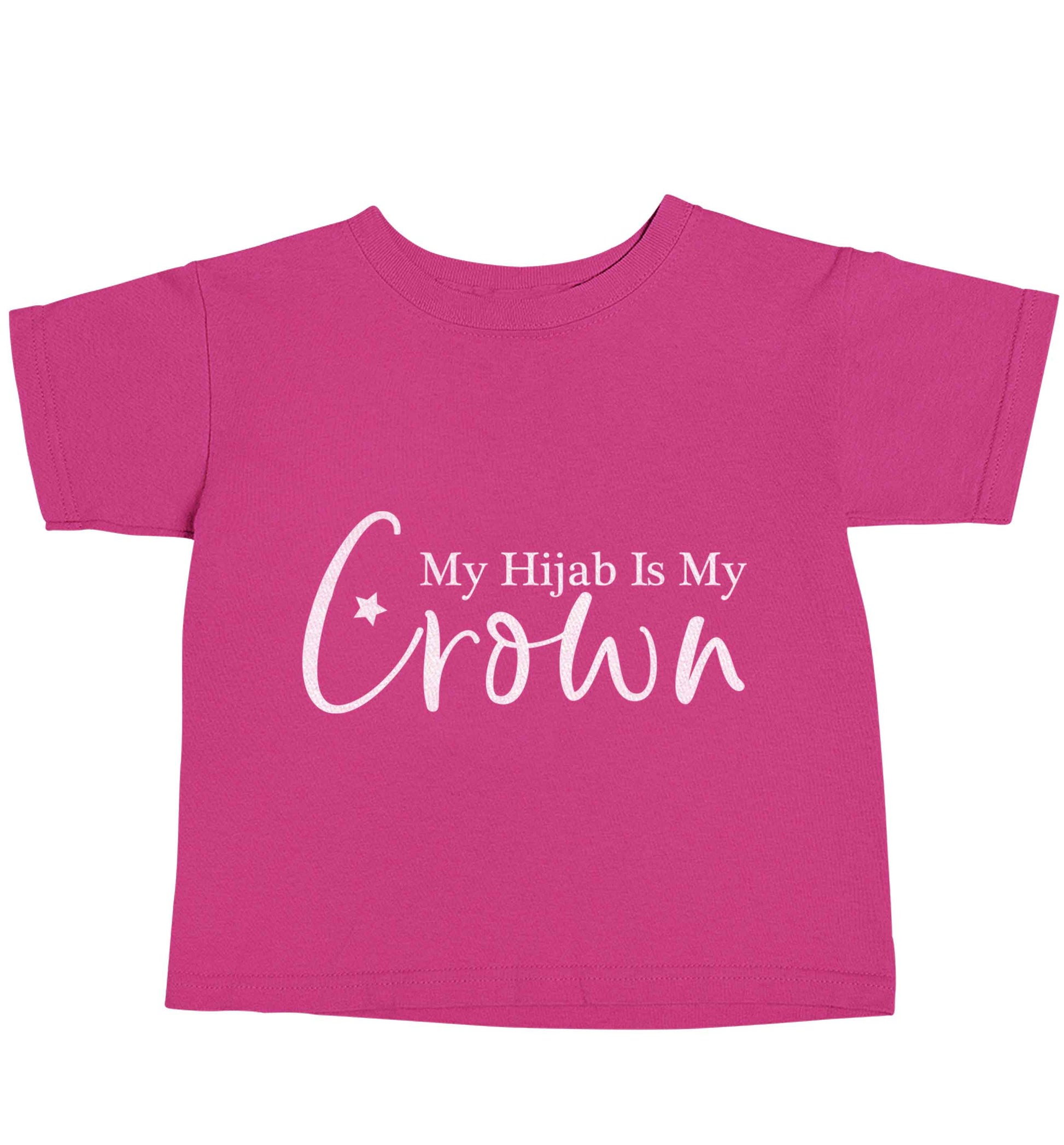 My hijab is my crown pink baby toddler Tshirt 2 Years