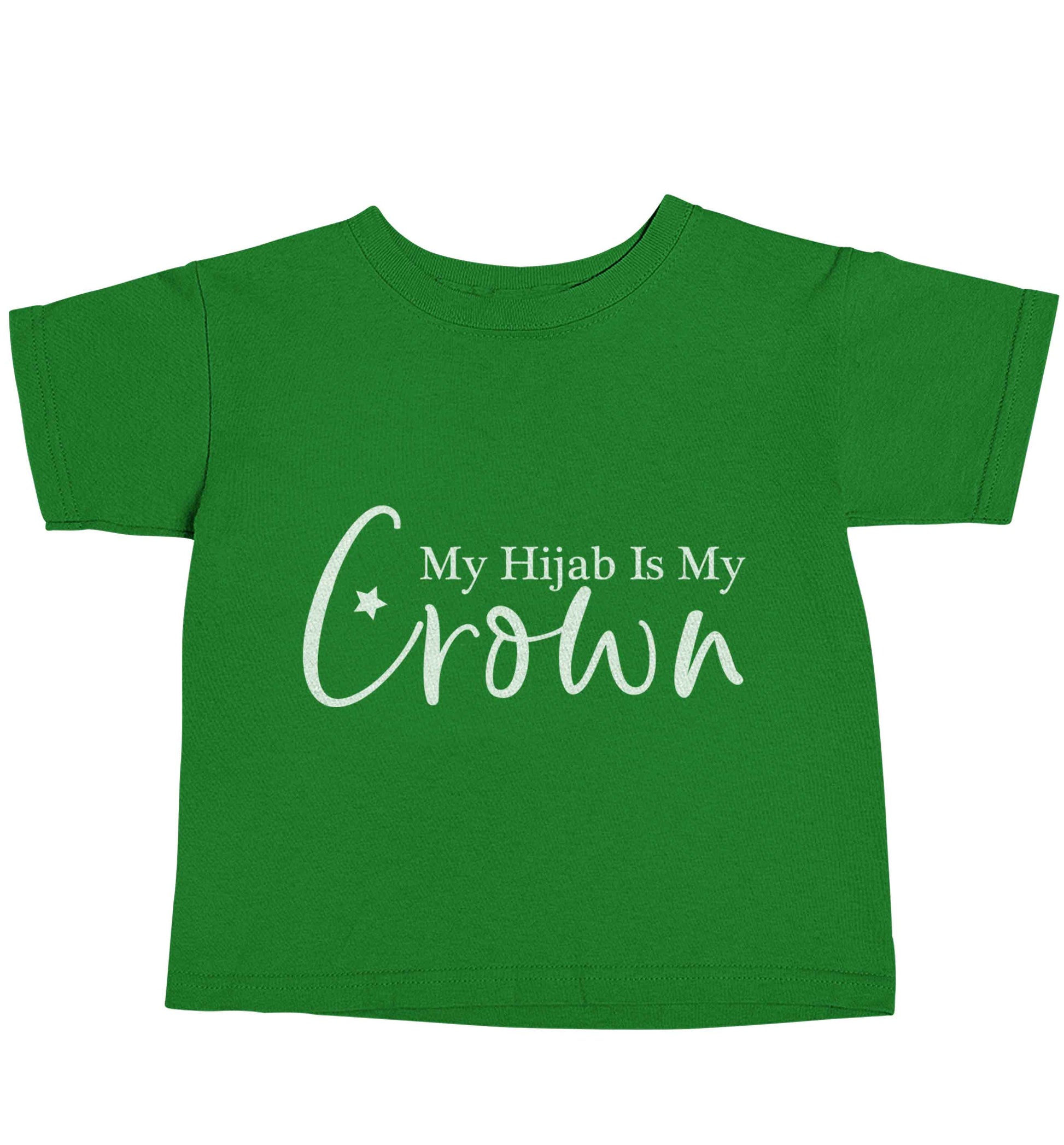 My hijab is my crown green baby toddler Tshirt 2 Years